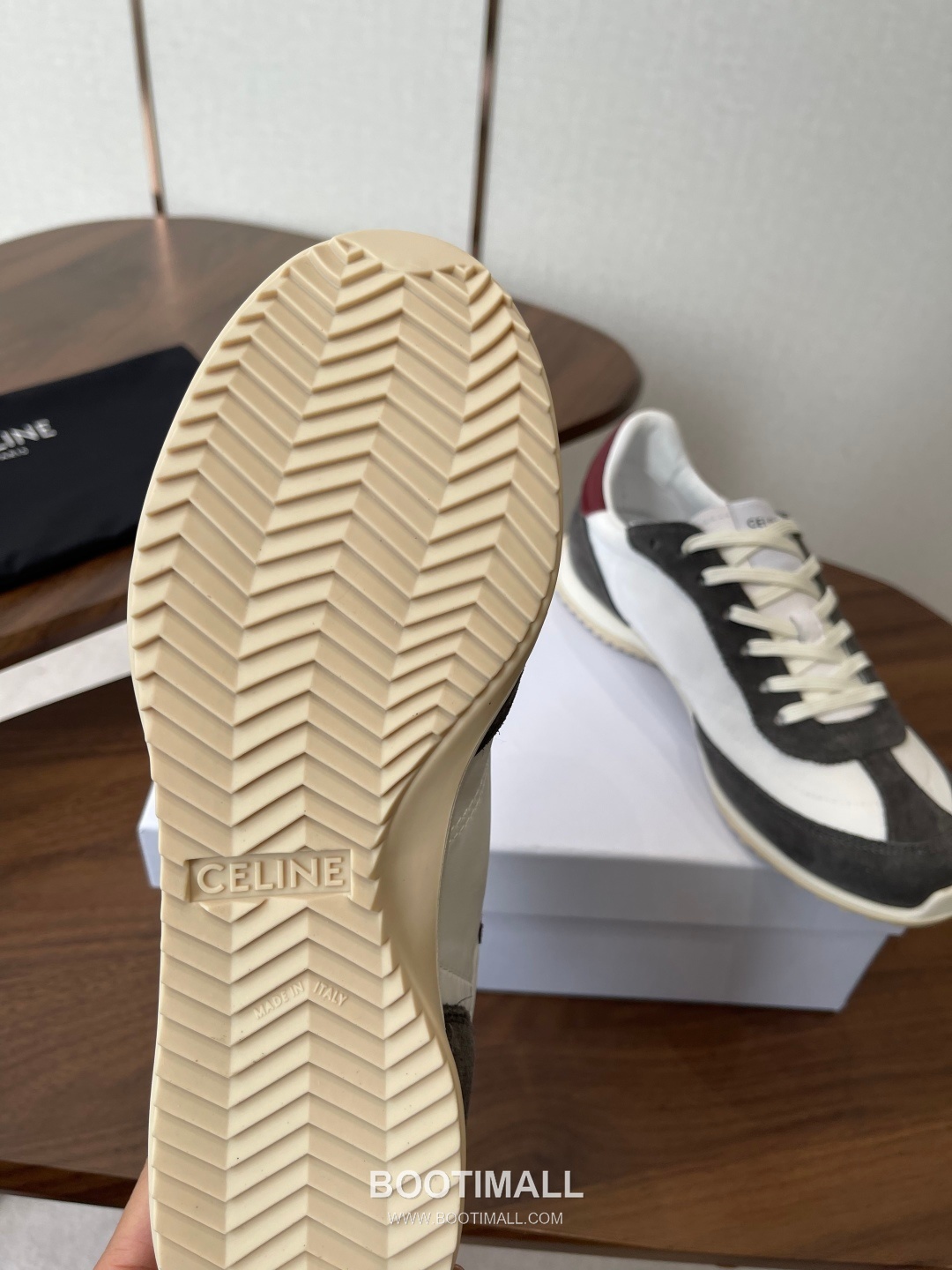 Celine Racer Triomphe Cowhide Textile Black Sneakers 셀린느 레이서 트리옹프 소가죽 텍스타일 블랙 스니커즈 9