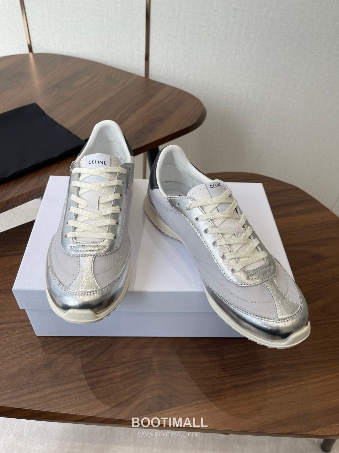 Celine Racer Triomphe Cowhide Textile Black Sneakers 셀린느 레이서 트리옹프 소가죽 텍스타일 블랙 스니커즈 3