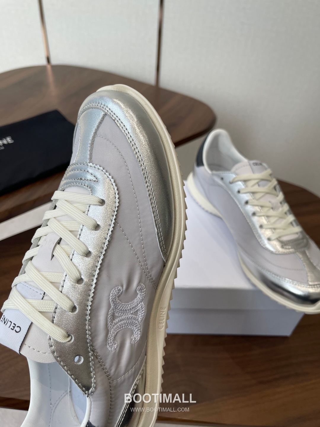 Celine Racer Triomphe Cowhide Textile Black Sneakers 셀린느 레이서 트리옹프 소가죽 텍스타일 블랙 스니커즈 7