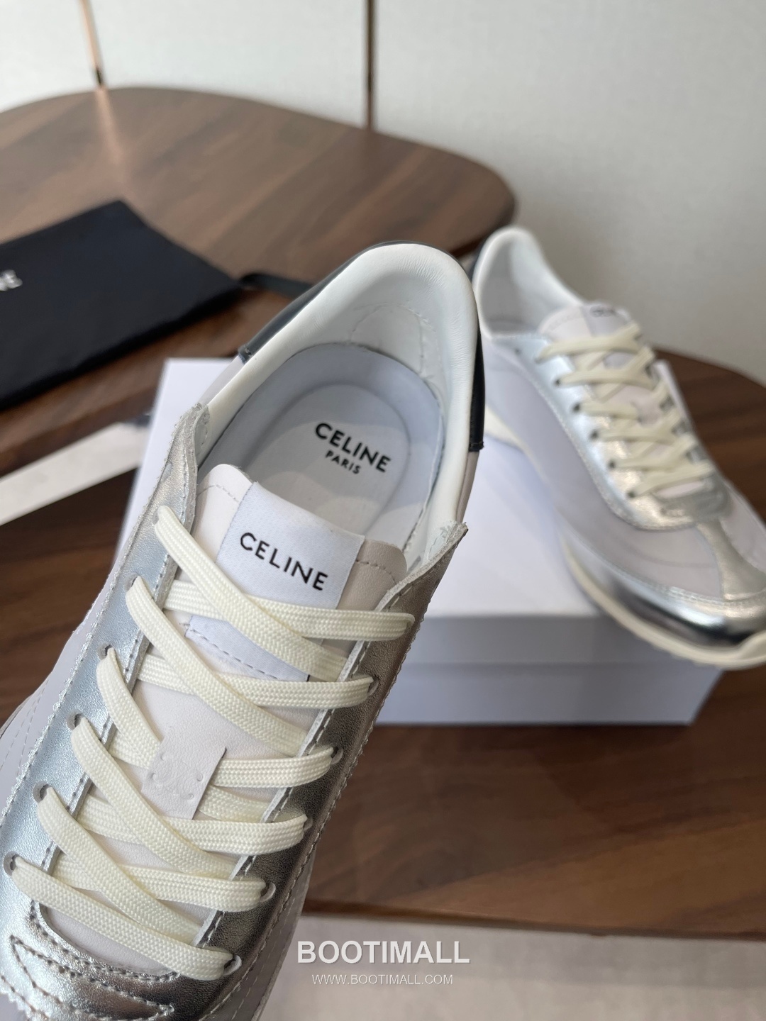 Celine Racer Triomphe Cowhide Textile Black Sneakers 셀린느 레이서 트리옹프 소가죽 텍스타일 블랙 스니커즈 8