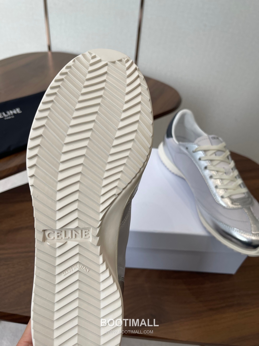 Celine Racer Triomphe Cowhide Textile Black Sneakers 셀린느 레이서 트리옹프 소가죽 텍스타일 블랙 스니커즈 9