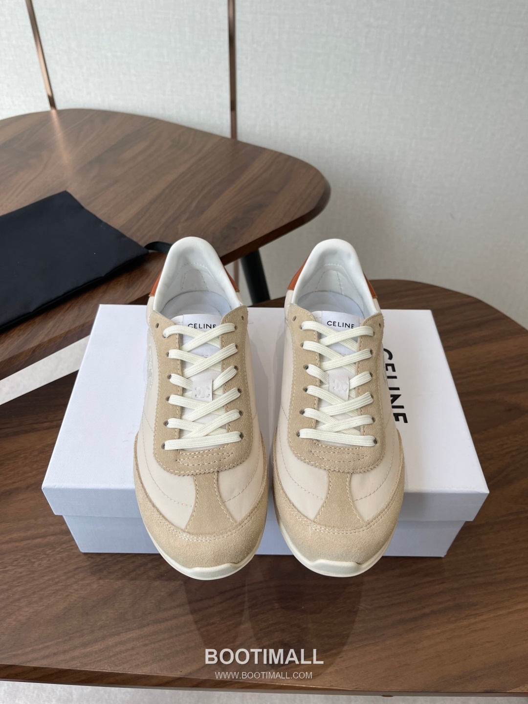 Celine Racer Triomphe Cowhide Textile Black Sneakers 셀린느 레이서 트리옹프 소가죽 텍스타일 블랙 스니커즈 1