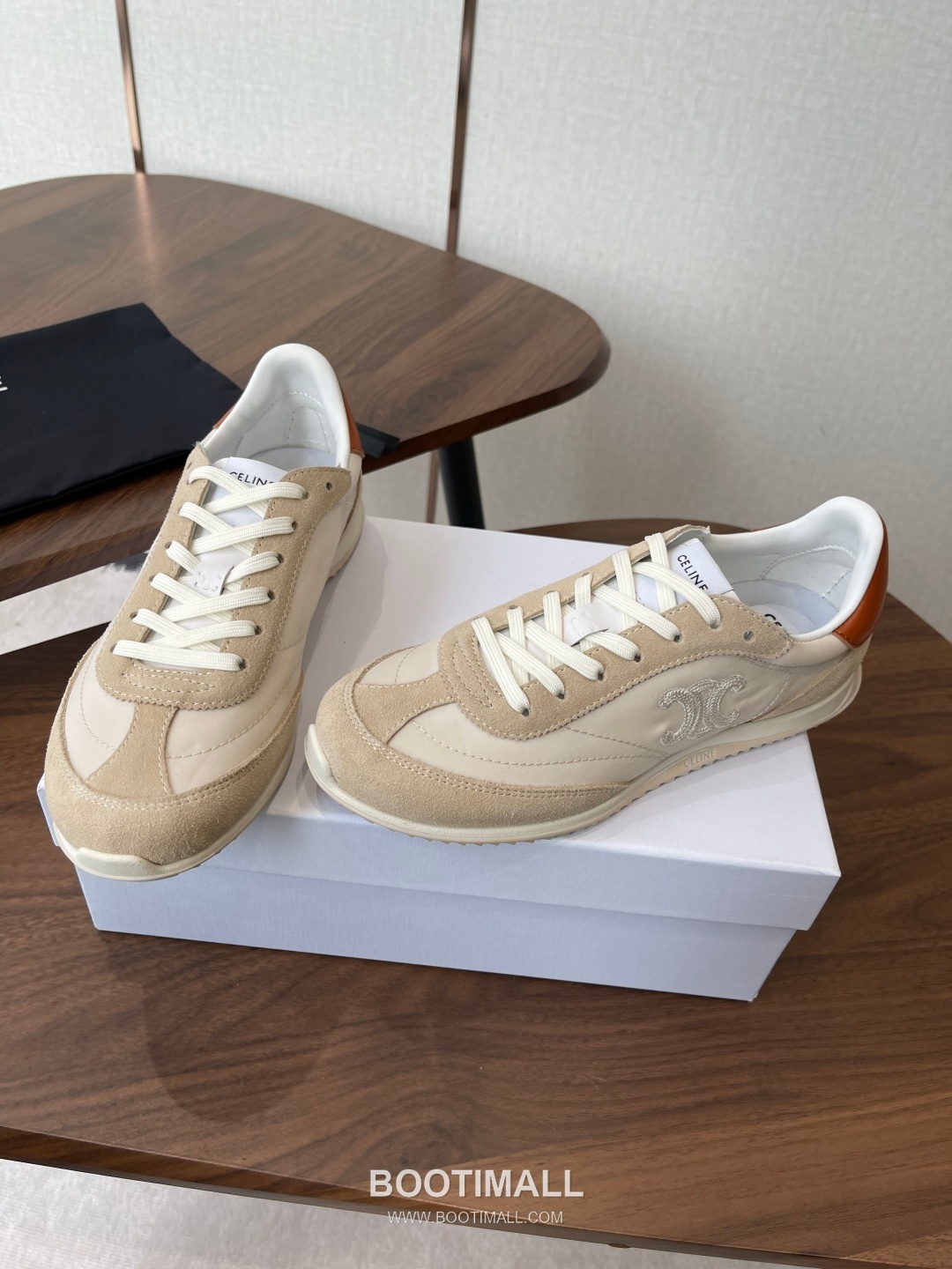 Celine Racer Triomphe Cowhide Textile Black Sneakers 셀린느 레이서 트리옹프 소가죽 텍스타일 블랙 스니커즈 4