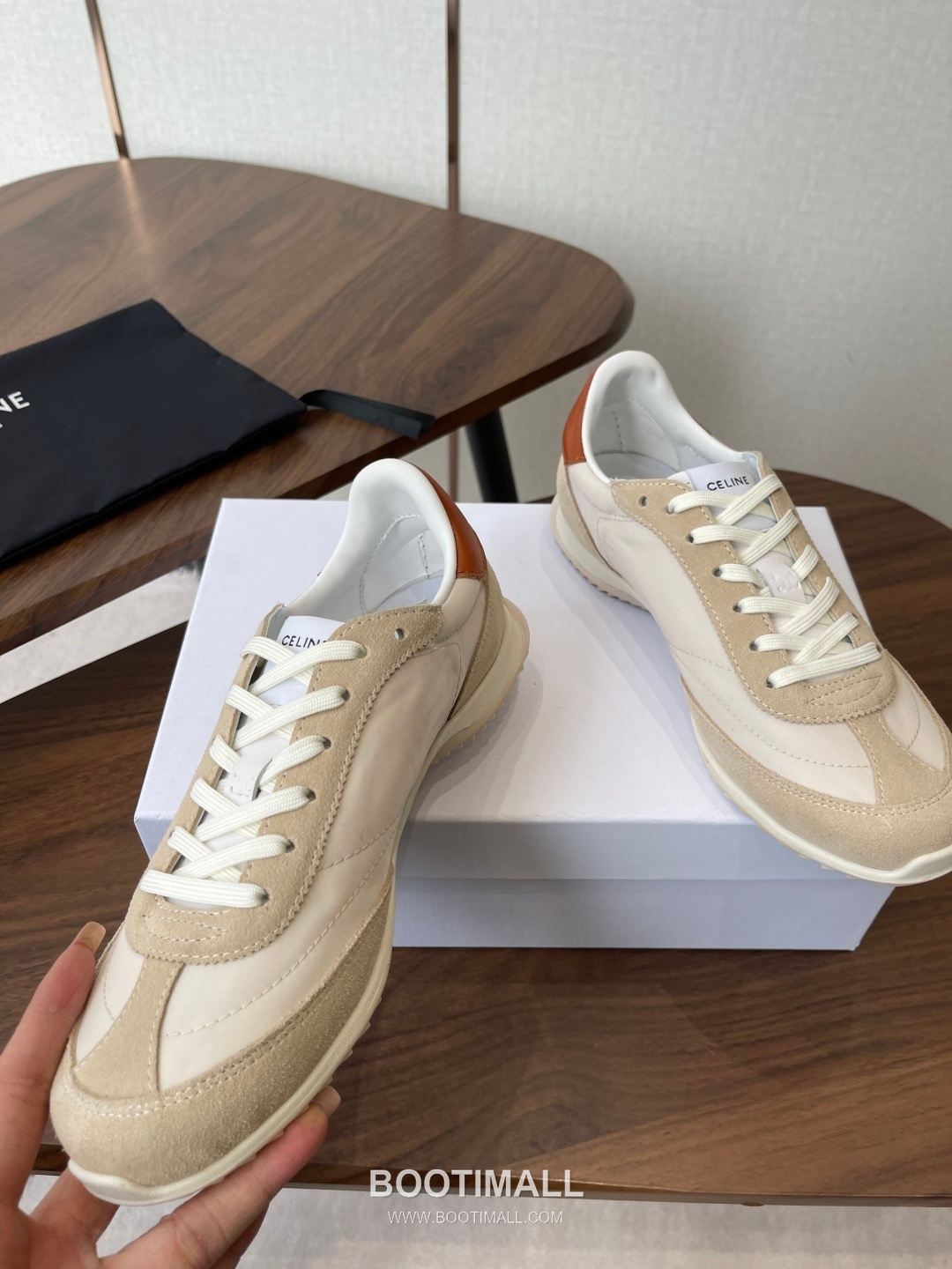 Celine Racer Triomphe Cowhide Textile Black Sneakers 셀린느 레이서 트리옹프 소가죽 텍스타일 블랙 스니커즈 5