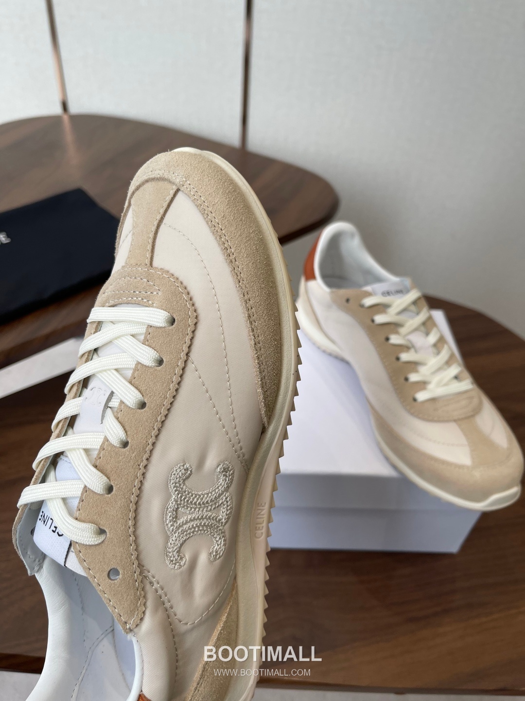 Celine Racer Triomphe Cowhide Textile Black Sneakers 셀린느 레이서 트리옹프 소가죽 텍스타일 블랙 스니커즈 6