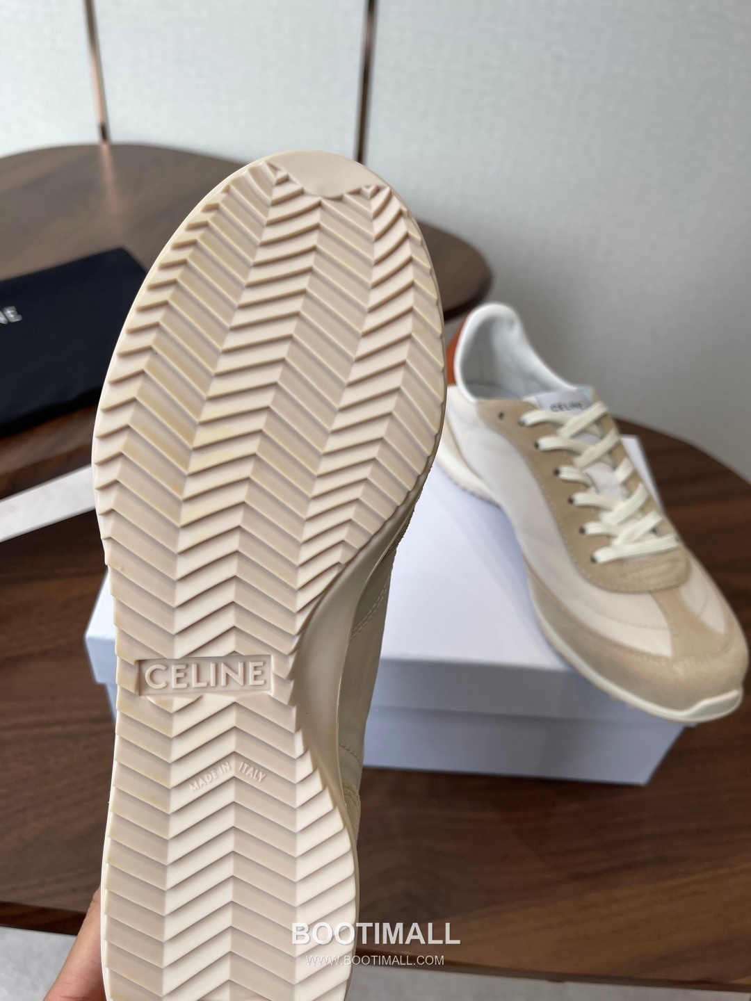 Celine Racer Triomphe Cowhide Textile Black Sneakers 셀린느 레이서 트리옹프 소가죽 텍스타일 블랙 스니커즈 9