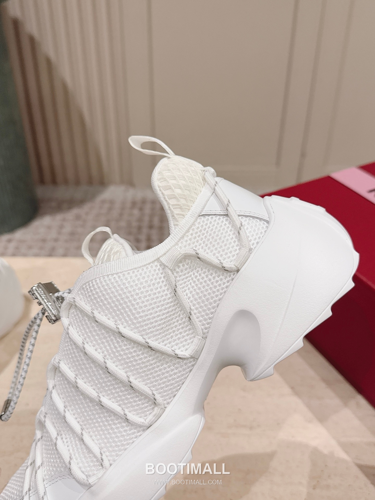 Prada Viv Run Crystal Buckle Mesh Lambskin Black Sneakers 프라다 비브 런 크리스털 버클 메쉬 양가죽 블랙 스니커즈 8