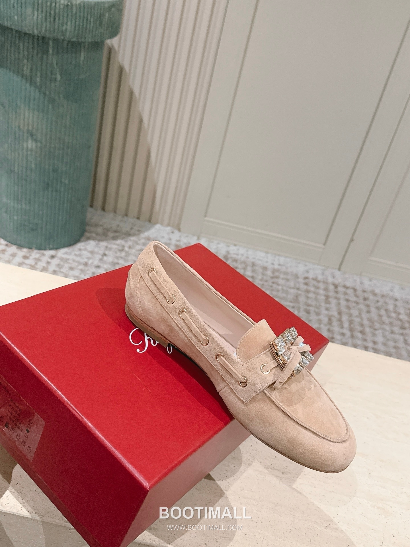 Roger Vivier Belle Vivier Suede Buckle Loafer 로저 비비에 벨 비비에 스웨이드 버클 로퍼 2cm 4