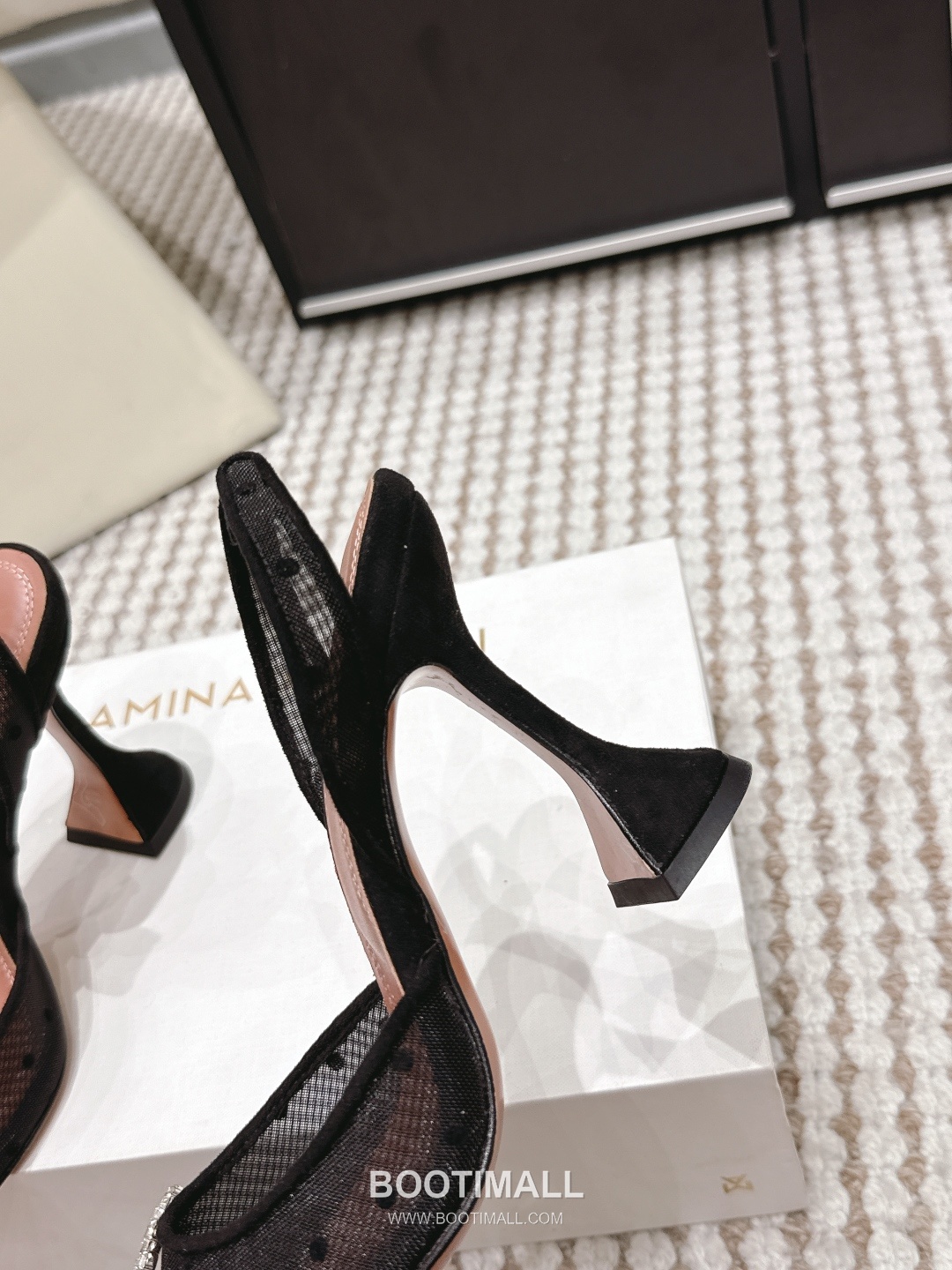 Amina Muaddi Crystal Embellished Slingback Heel 아미나 무아디 크리스탈 슬링백 힐 9.5cm 8