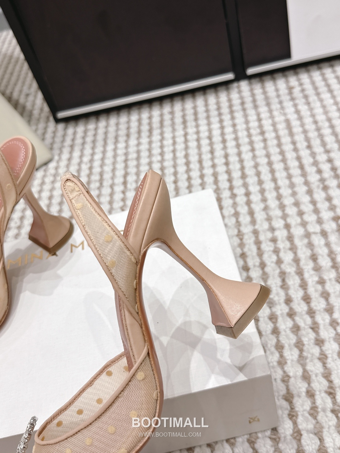 Amina Muaddi Crystal Embellished Slingback Heel 아미나 무아디 크리스탈 슬링백 힐 9.5cm 6