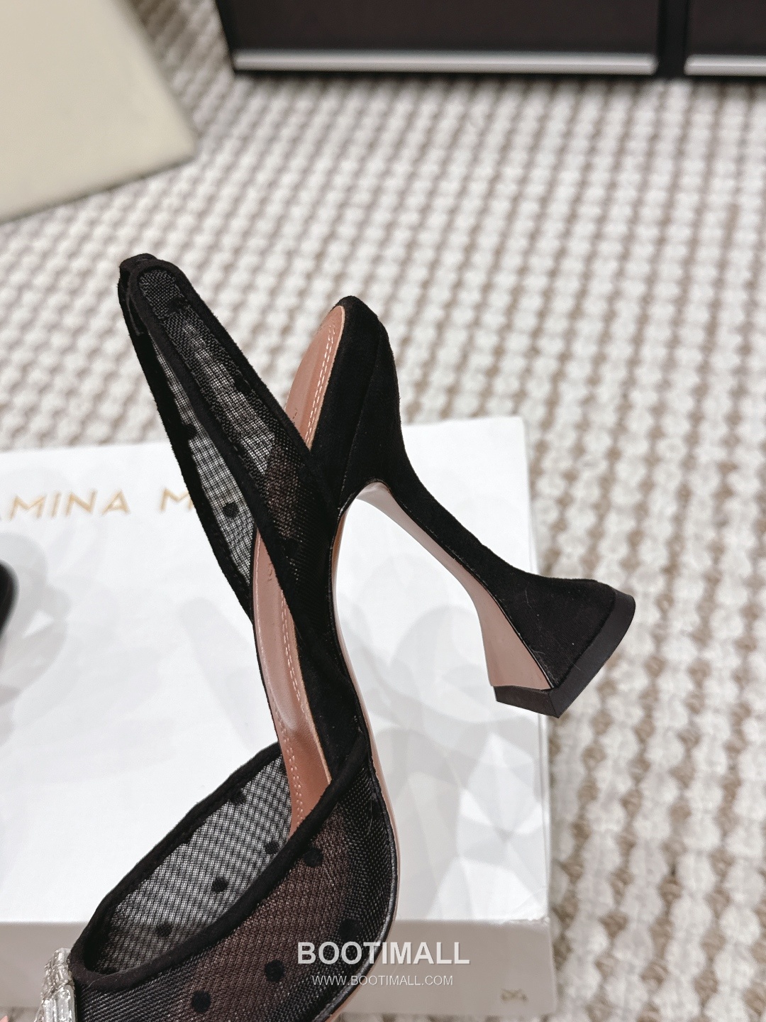 Amina Muaddi Crystal Embellished Slingback Heel 아미나 무아디 크리스탈 슬링백 힐 9.5cm 7