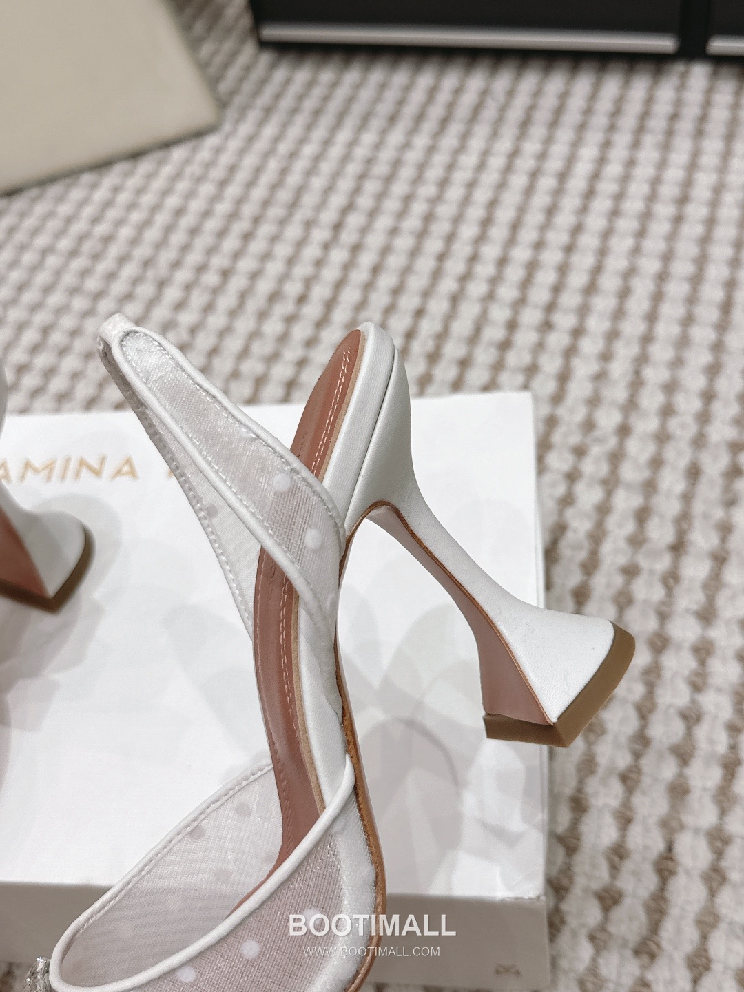 Amina Muaddi Crystal Embellished Slingback Heel 아미나 무아디 크리스탈 슬링백 힐 9.5cm 7