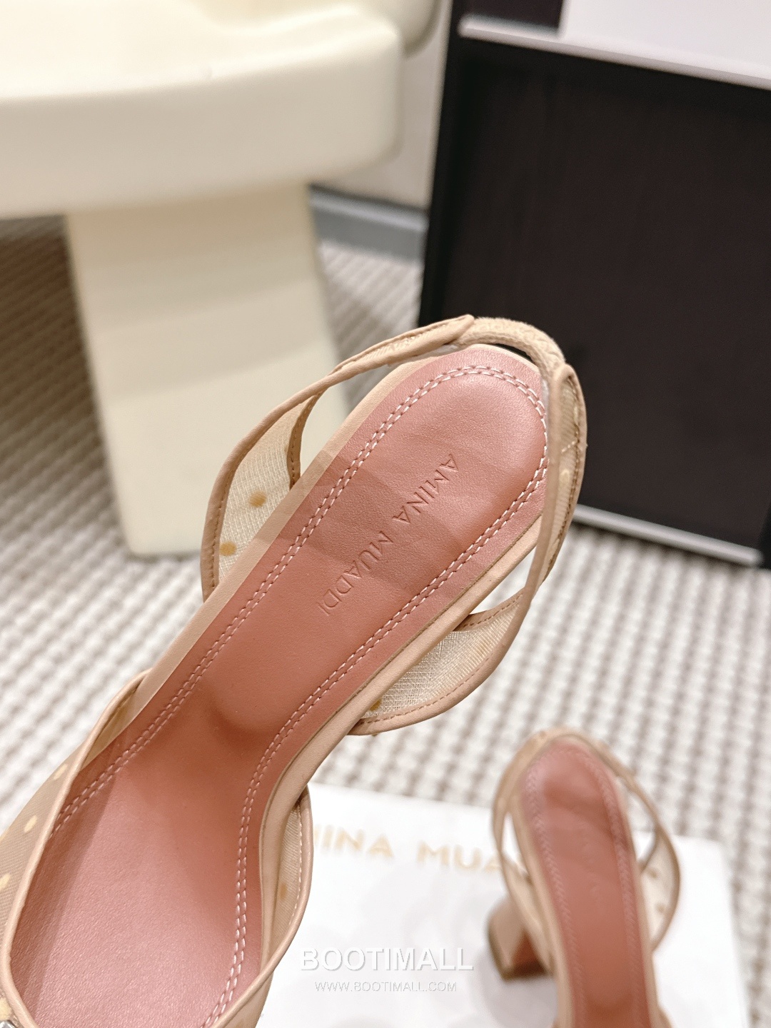 Amina Muaddi Crystal Embellished Slingback Heel 아미나 무아디 크리스탈 슬링백 힐 9.5cm 7