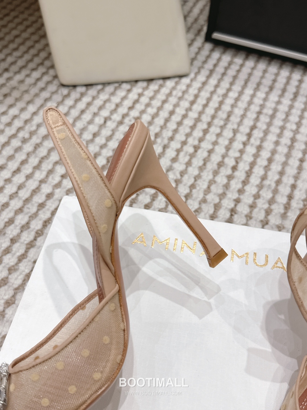 Amina Muaddi Crystal Embellished Slingback Heel 아미나 무아디 크리스탈 슬링백 힐 9.5cm 7