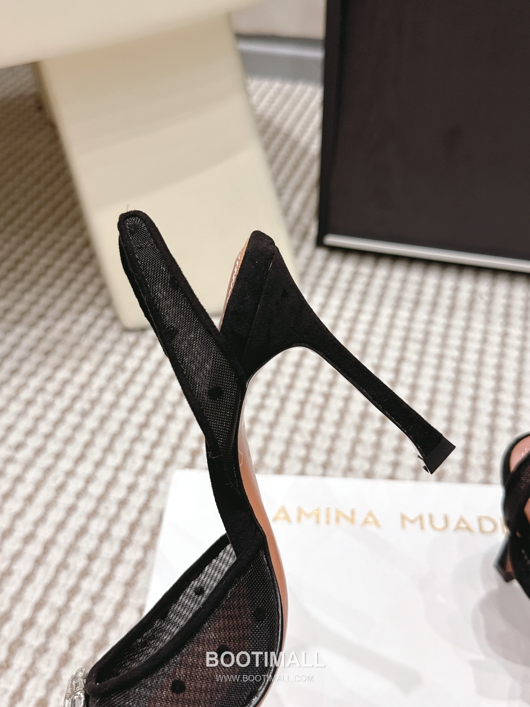 Crystal Mesh Pointed Slingback Clear Sandals 크리스털 메쉬 포인티드 슬링백 클리어 샌들 6