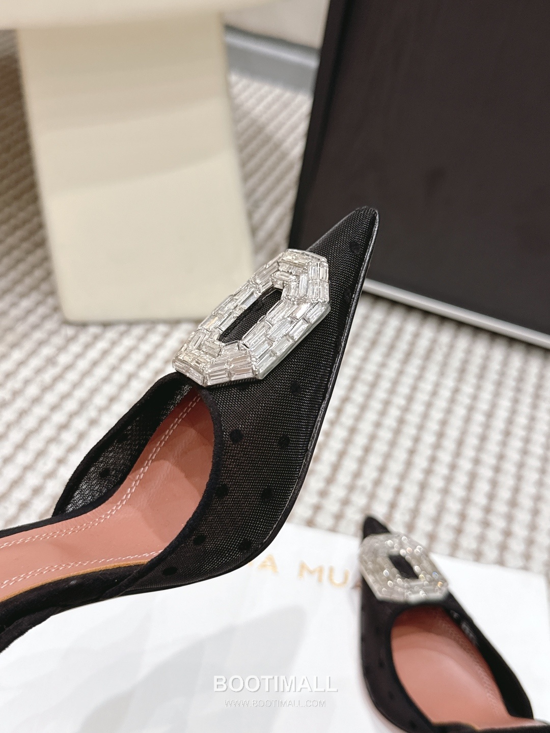 Crystal Mesh Pointed Slingback Clear Sandals 크리스털 메쉬 포인티드 슬링백 클리어 샌들 7