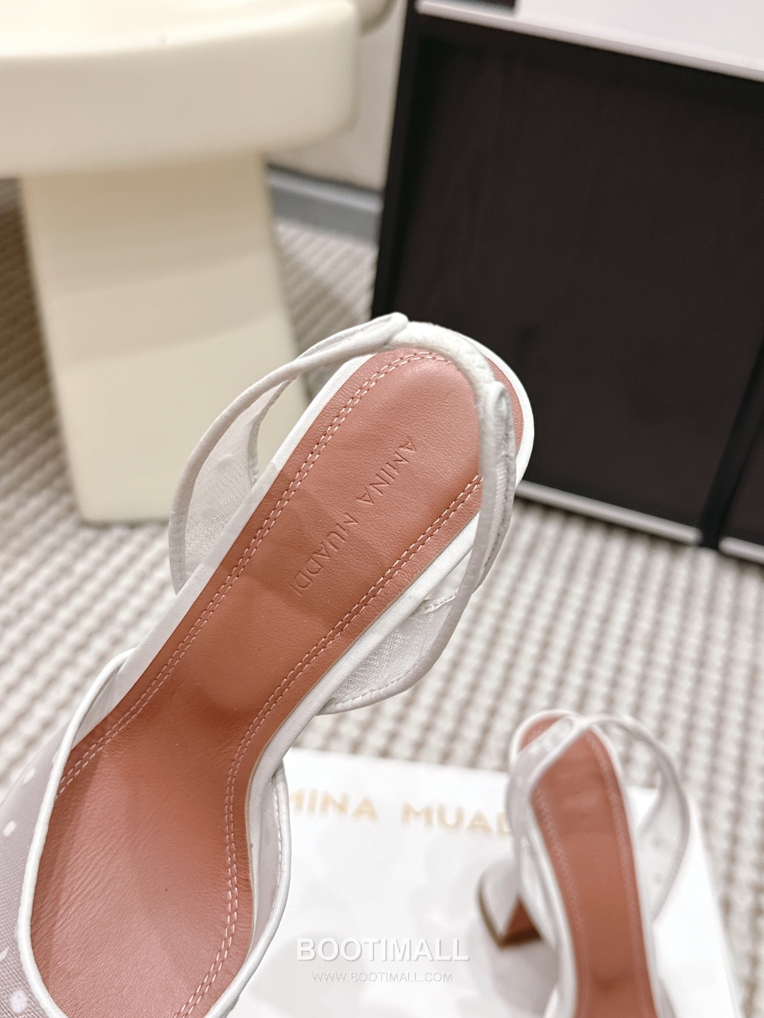 Amina Muaddi Crystal Embellished Slingback Heel 아미나 무아디 크리스탈 슬링백 힐 9.5cm 6