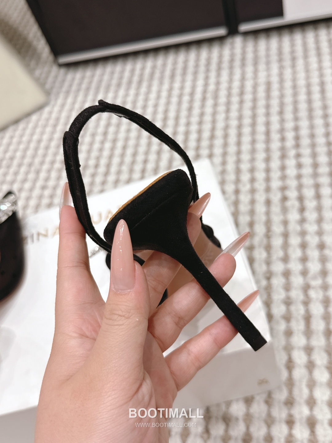 Amina Muaddi Crystal Embellished Slingback Heel 아미나 무아디 크리스탈 슬링백 힐 9.5cm 7