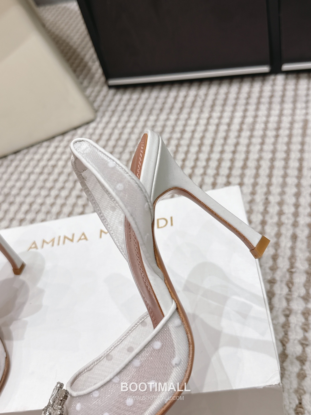 Amina Muaddi Crystal Embellished Slingback Heel 아미나 무아디 크리스탈 슬링백 힐 9.5cm 7