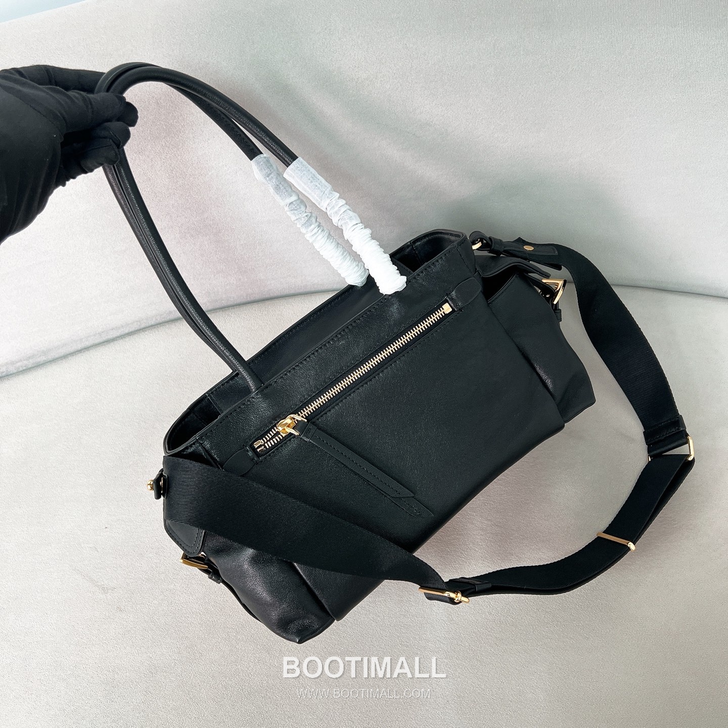 Prada Explore Lambskin Black Handbag 프라다 익스플로어 1BG596 램스킨 블랙 토트백 30cm 5