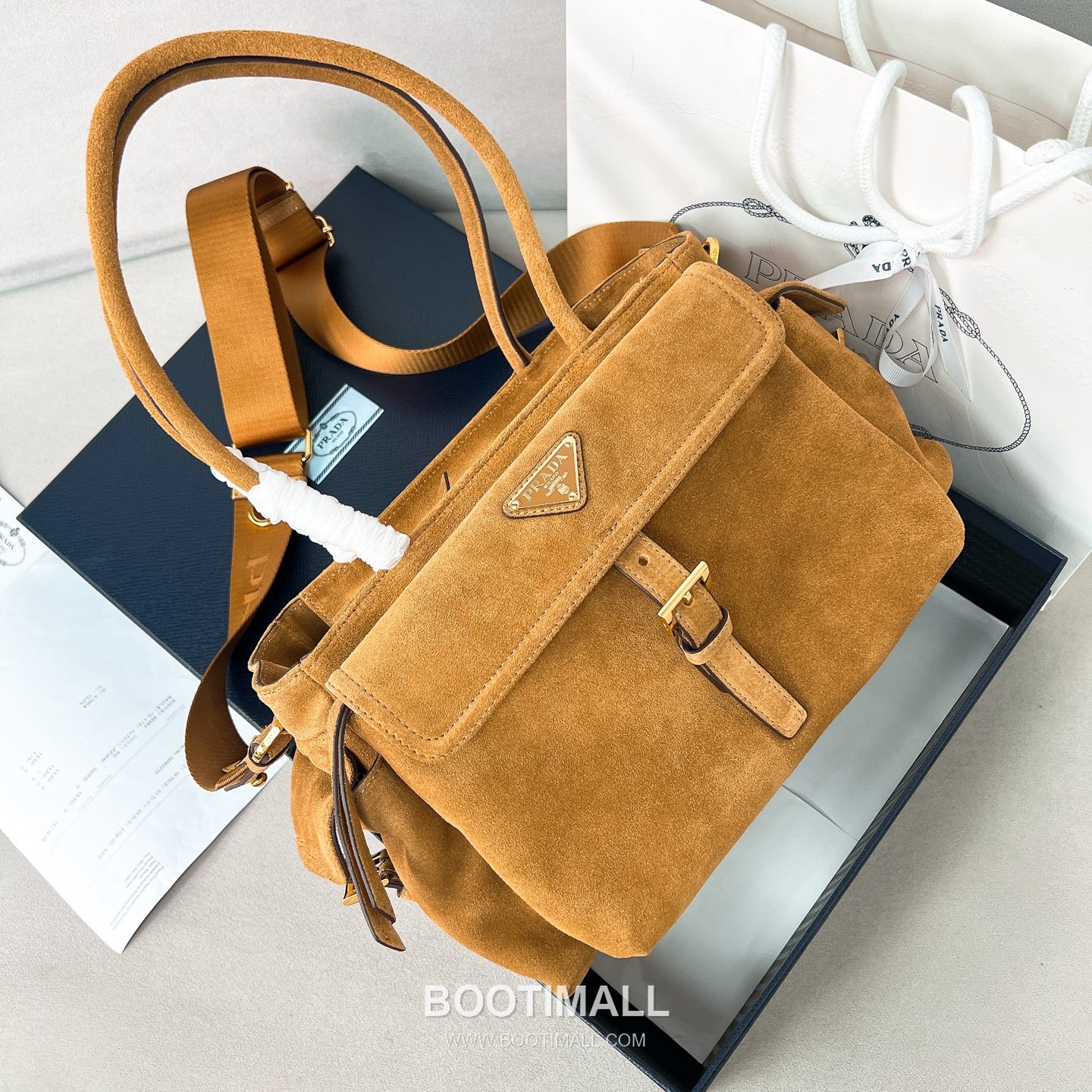 Prada Explore Parachute Nylon Cinnamon Tote Bag 프라다 익스플로어 1BG596 파라슈트 나일론 시나몬 토트백 30cm 1