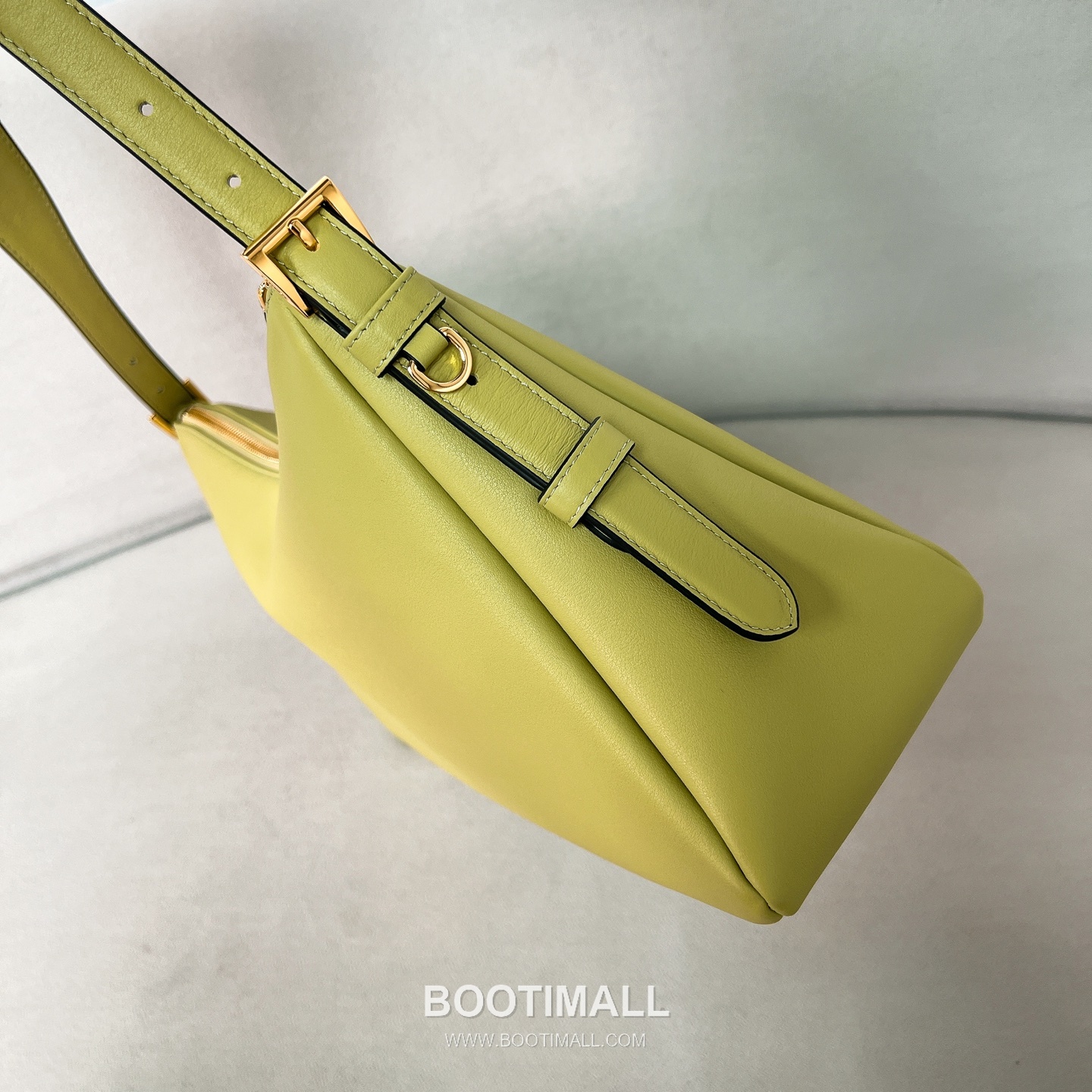 Prada Aimee Cowhide Avocado Green Hobo Bag 프라다 에이미 1BC228 소가죽 아보카도 그린 호보백 39cm 4