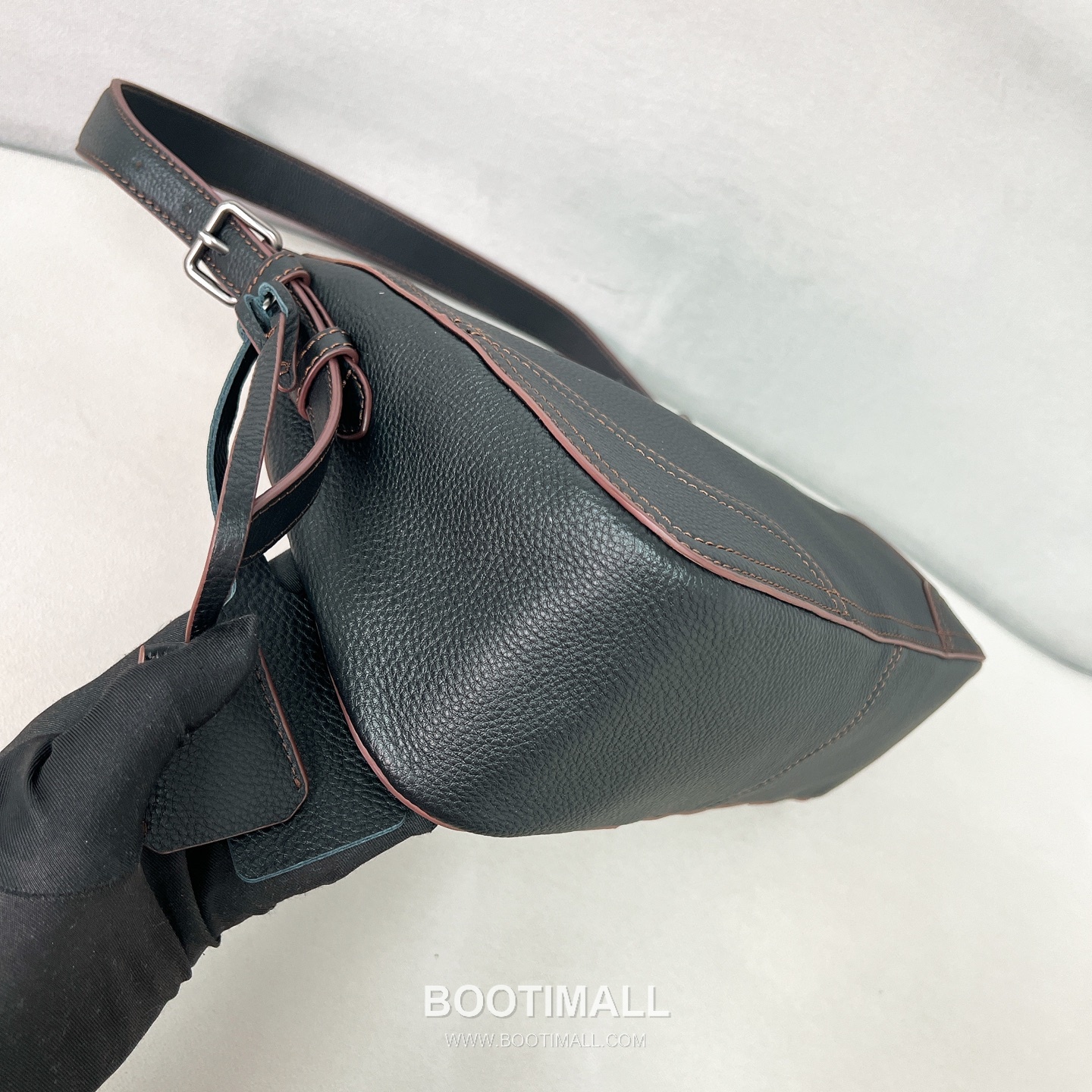 Prada Aimee Deerskin Black Hobo Bag 프라다 에이미 1BC280 디어스킨 블랙 호보백 36cm 8