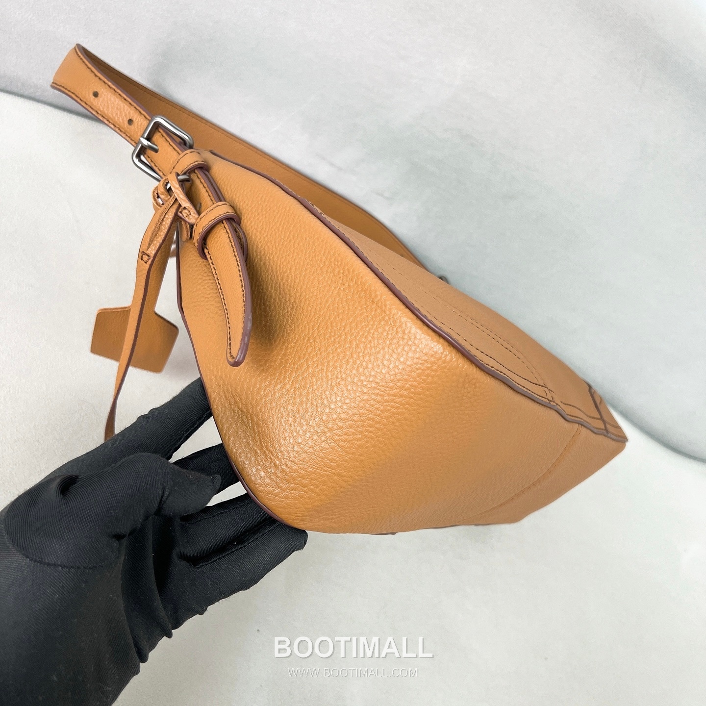 Prada Aimee Deerskin Caramel Hobo Bag 프라다 에이미 1BC280 디어스킨 카라멜 호보백 36cm 10