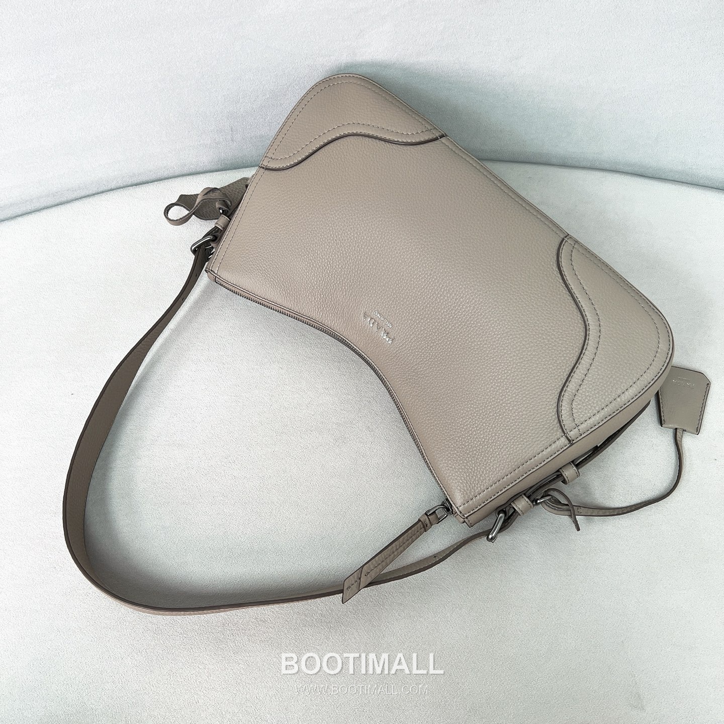 Prada Aimee Deerskin Black Hobo Bag 프라다 에이미 1BC280 디어스킨 블랙 호보백 36cm 6