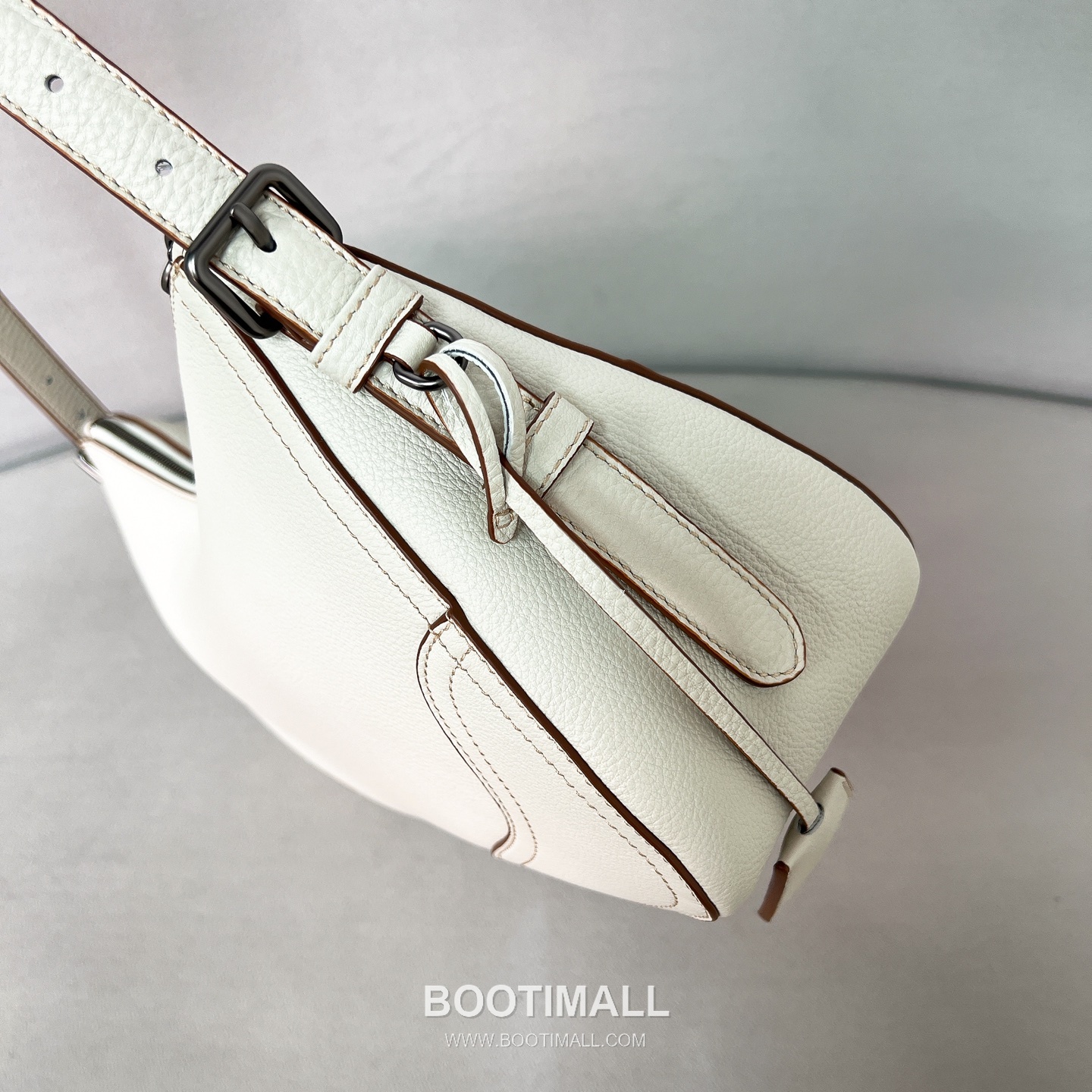 Prada Aimee Deerskin Black Hobo Bag 프라다 에이미 1BC280 디어스킨 블랙 호보백 36cm 5