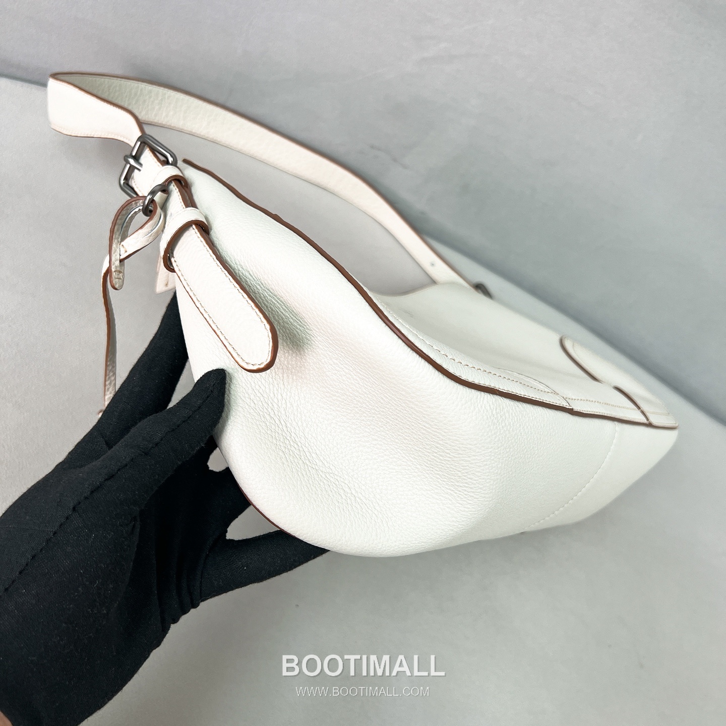 Prada Aimee Deerskin Black Hobo Bag 프라다 에이미 1BC280 디어스킨 블랙 호보백 36cm 9