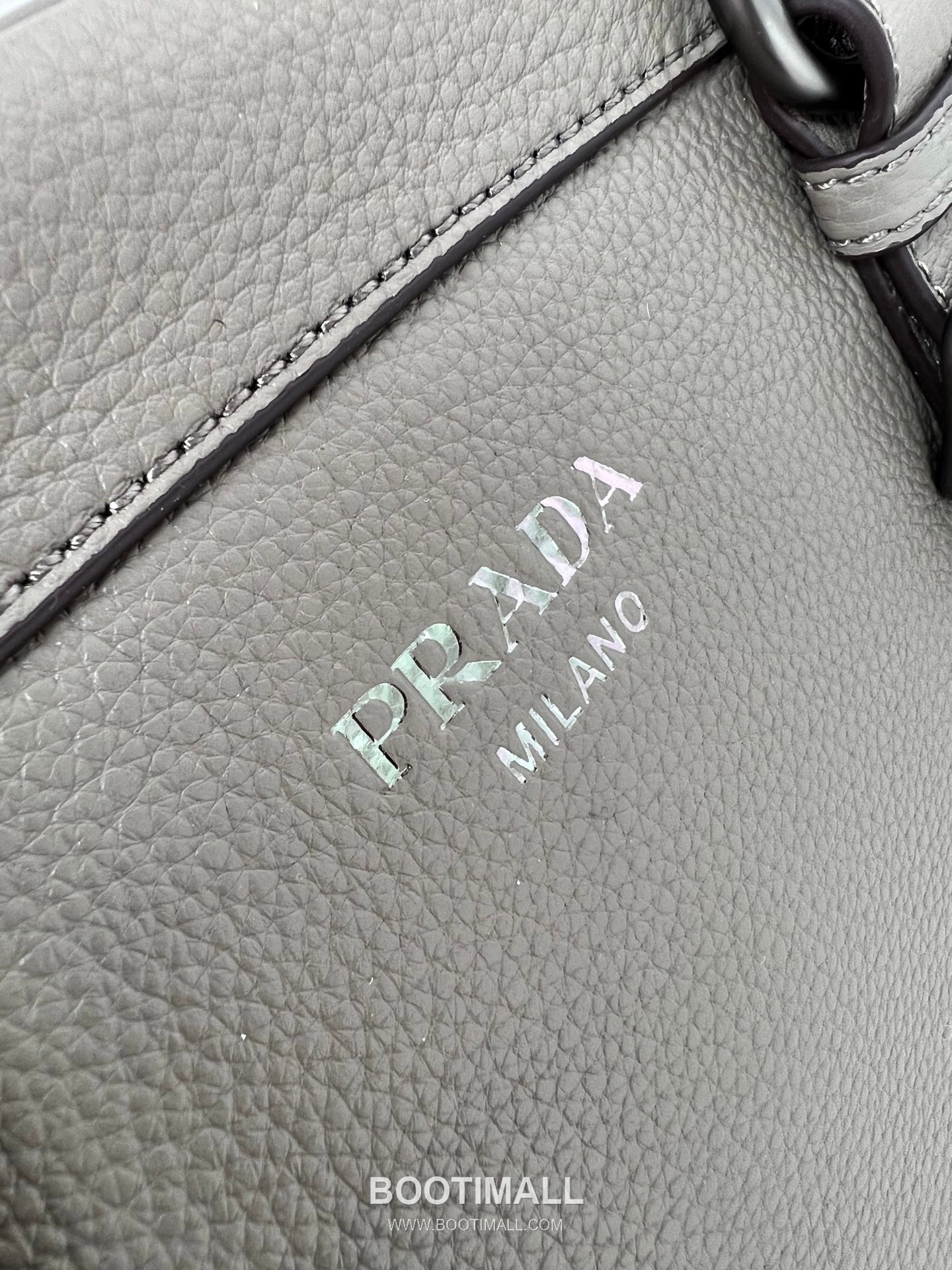 Prada Pebbled Tote Deerskin Taupe Bag 프라다 1BG604 페블드 토트 디어스킨 토프 35cm 7
