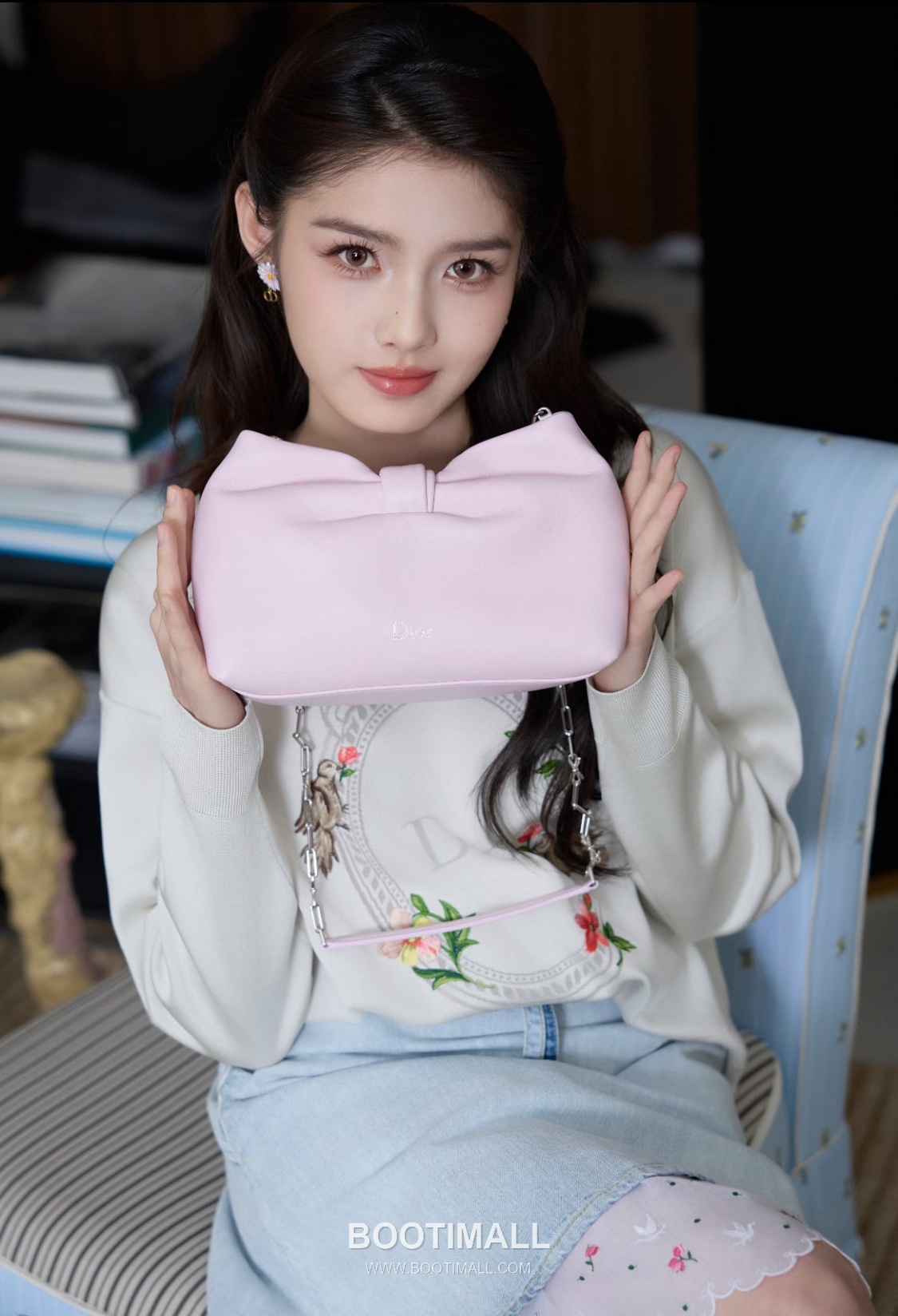 Dior D-Bow Medium Lambskin Shoulder Bag M0714 디올 디보우 미디엄 램스킨 숄더백 30cm 4