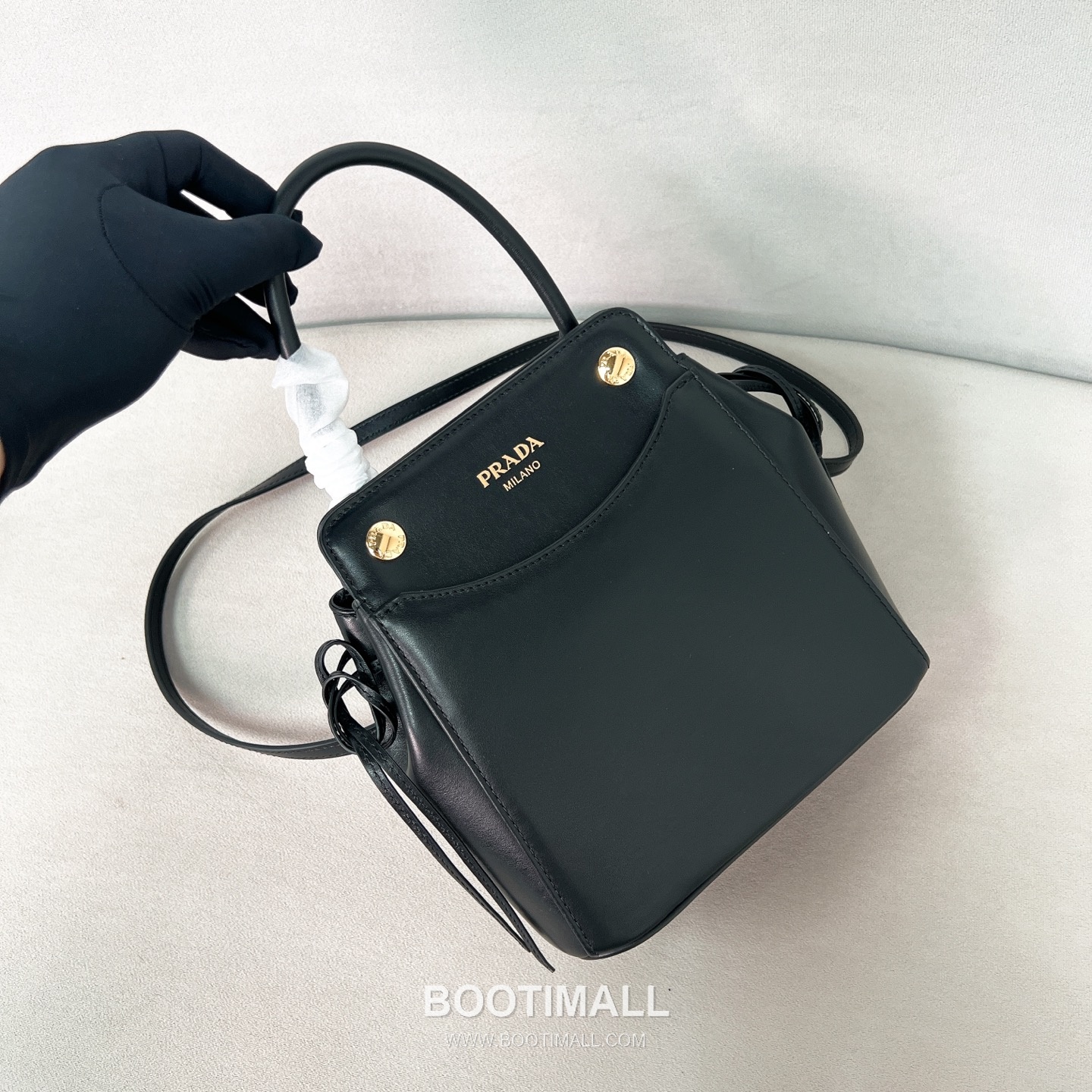 Prada Carry Mini Calfskin Top Handle Bag 프라다 캐리 미니 1BD496 카프스킨 탑핸들백 21cm 5