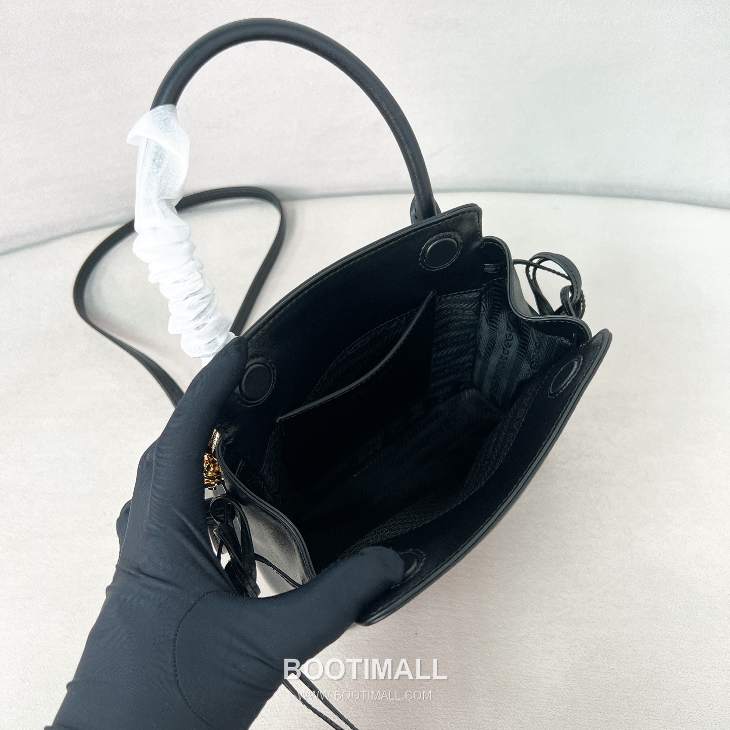 Prada Carry Mini Calfskin Top Handle Bag 프라다 캐리 미니 1BD496 카프스킨 탑핸들백 21cm 11