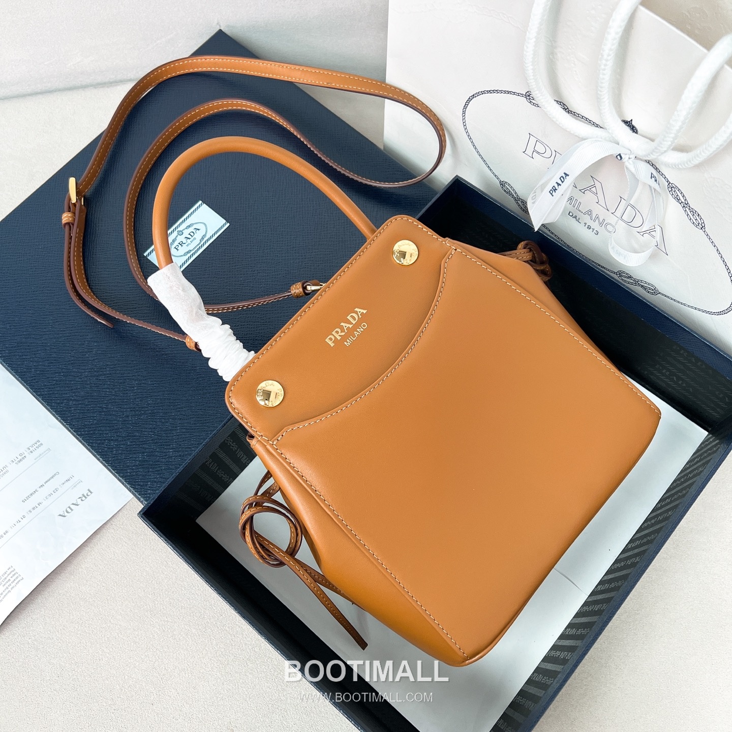 Prada Carry Mini Calfskin Top Handle Bag 프라다 캐리 미니 1BD496 카프스킨 탑핸들백 21cm 3