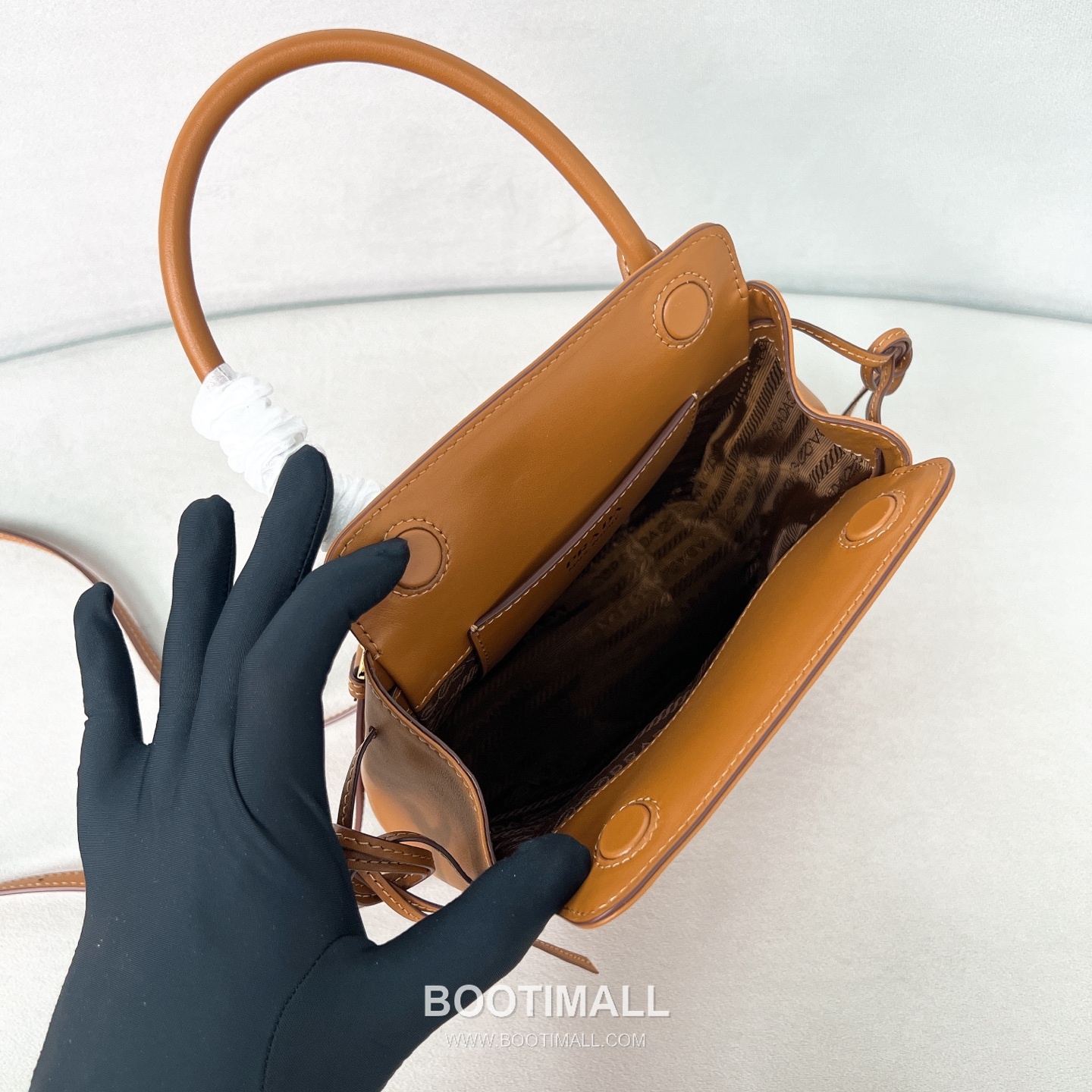 Prada Carry Mini Calfskin Top Handle Bag 프라다 캐리 미니 1BD496 카프스킨 탑핸들백 21cm 10