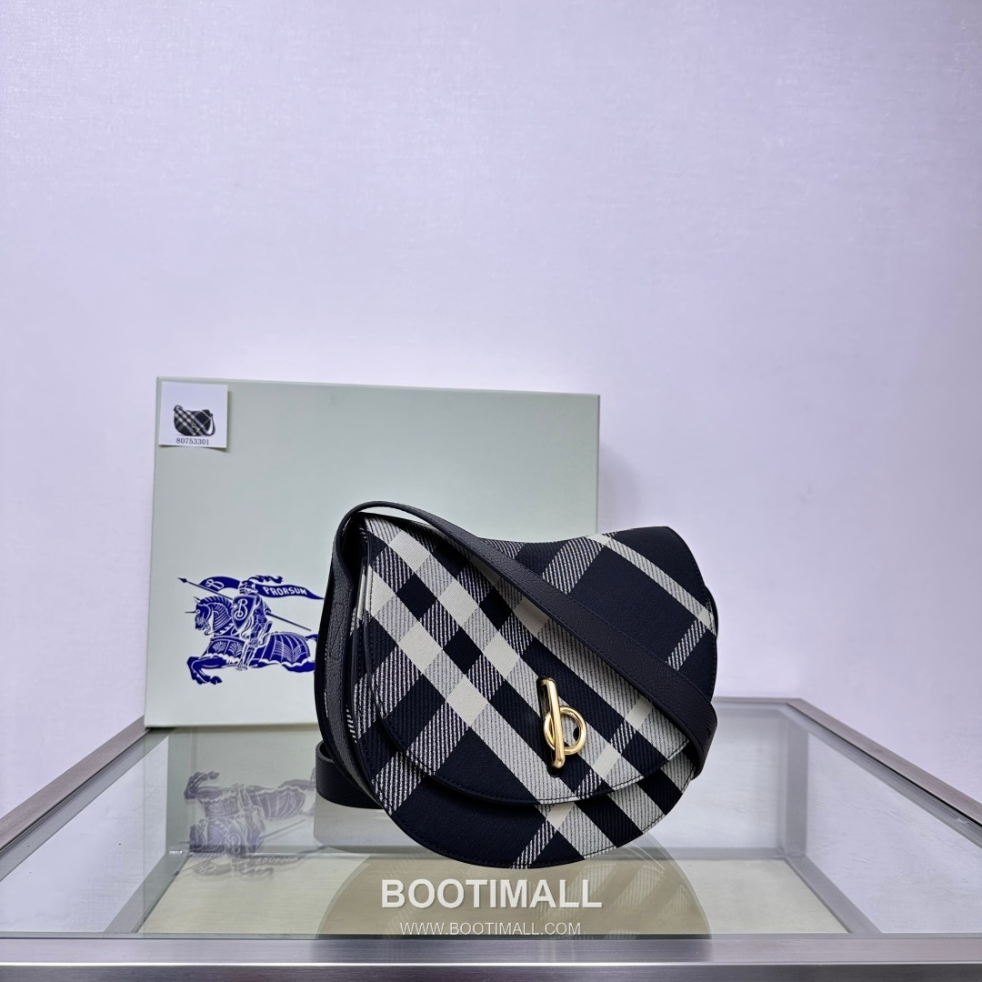 Burberry Check Wool Curved 330170 Beige Shoulder Bag 버버리 체크 울 커브드 330170 베이지 숄더백 26cm 12