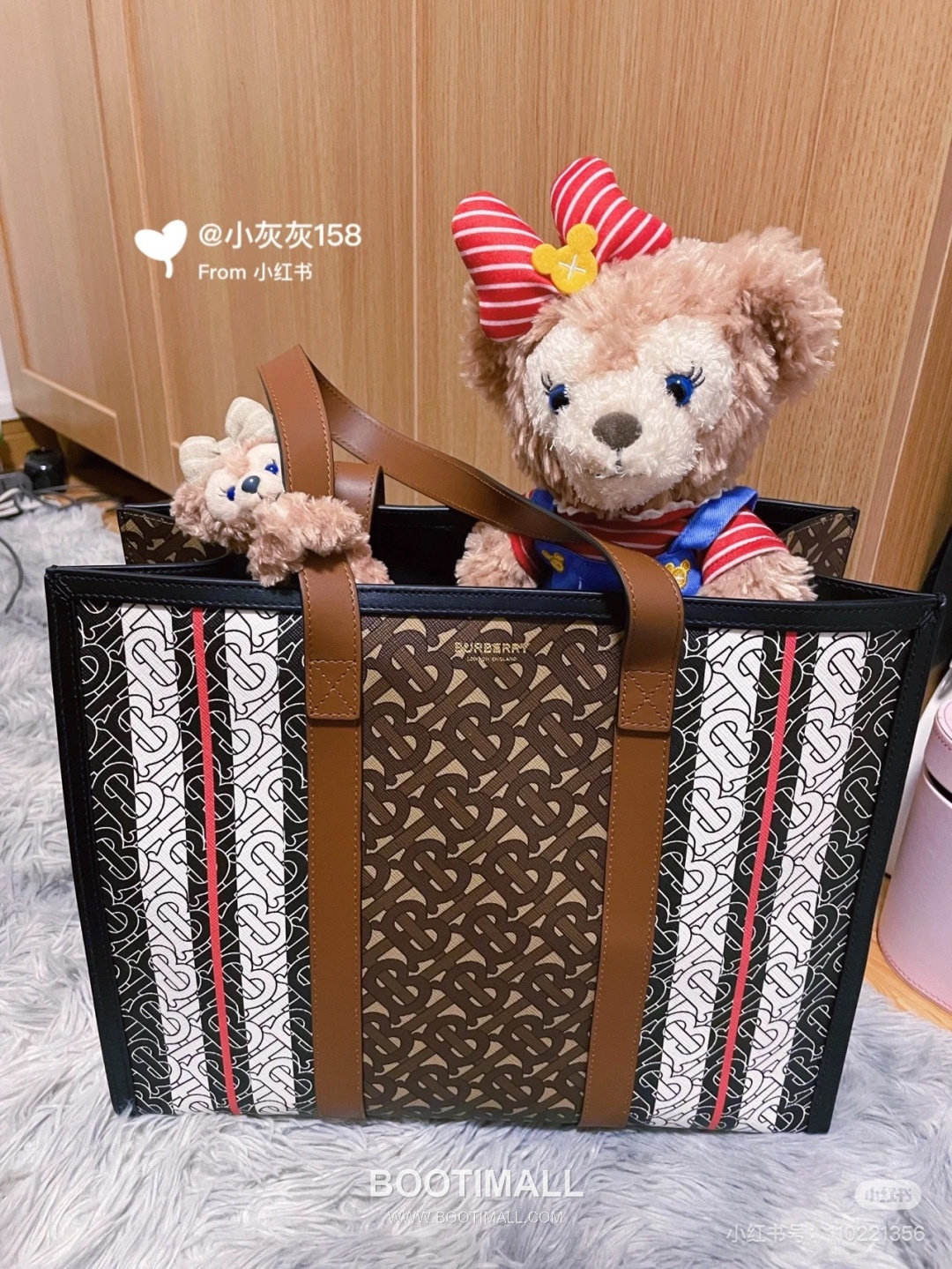 Burberry Eco Canvas 383155 Tote Bag 버버리 에코 캔버스 383155 토트백 35cm 1