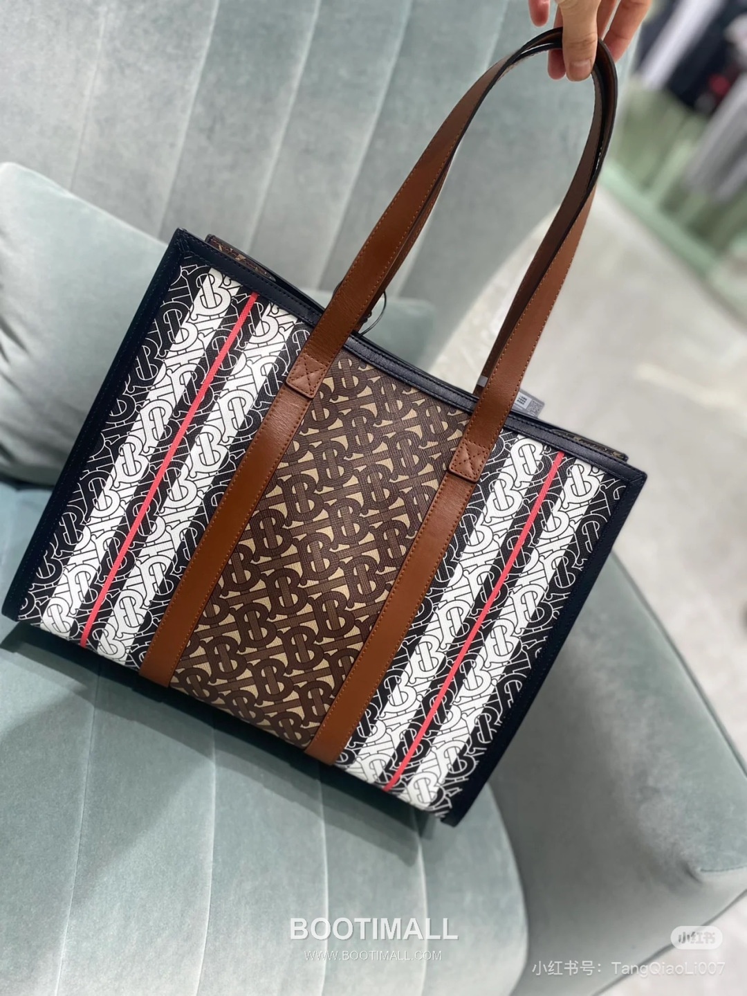 Burberry Eco Canvas 383155 Tote Bag 버버리 에코 캔버스 383155 토트백 35cm 4
