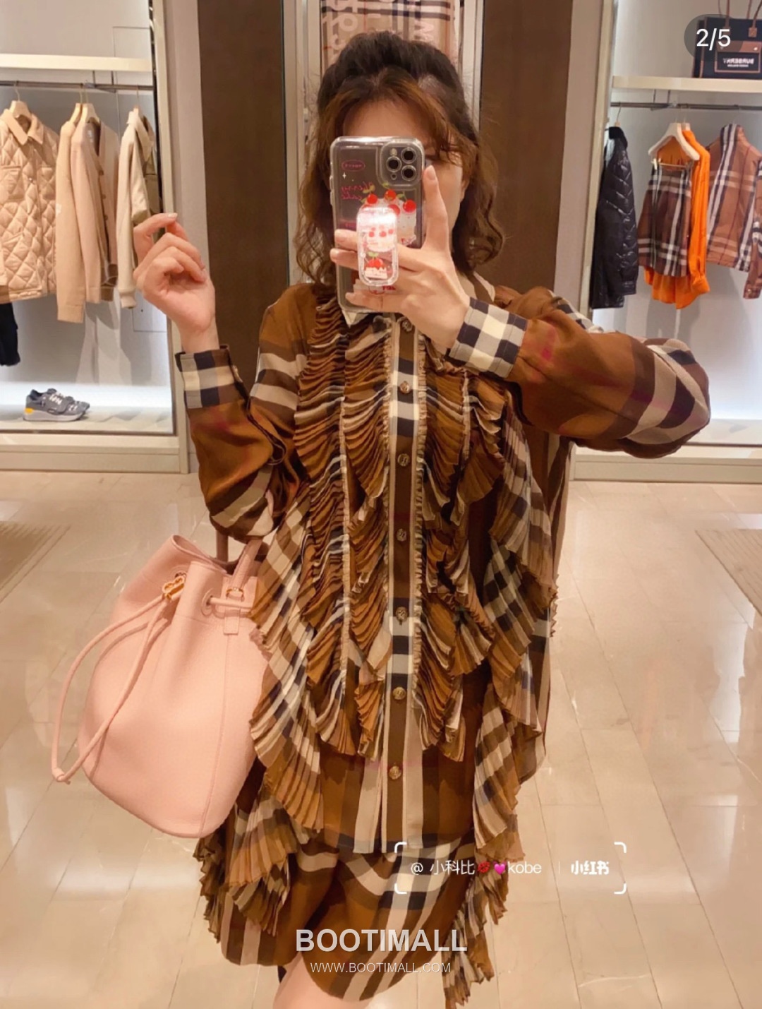 Burberry TB Thomas Bucket Grained Calfskin Bag 버버리 TB 토마스 버킷 그레인드 카프스킨 26cm 6