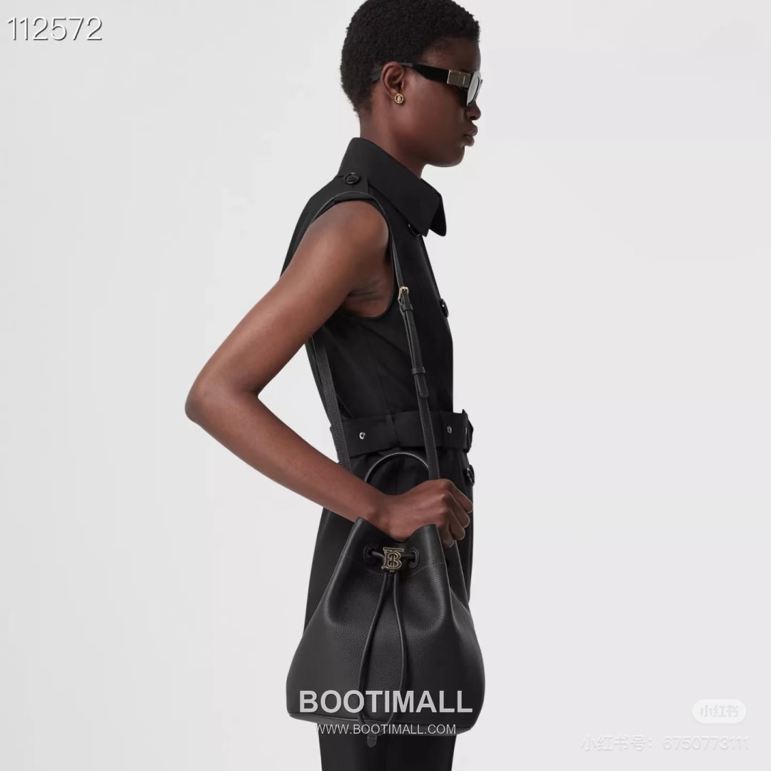 Burberry TB Thomas Bucket Grained Calfskin Bag 버버리 TB 토마스 버킷 그레인드 카프스킨 26cm 4