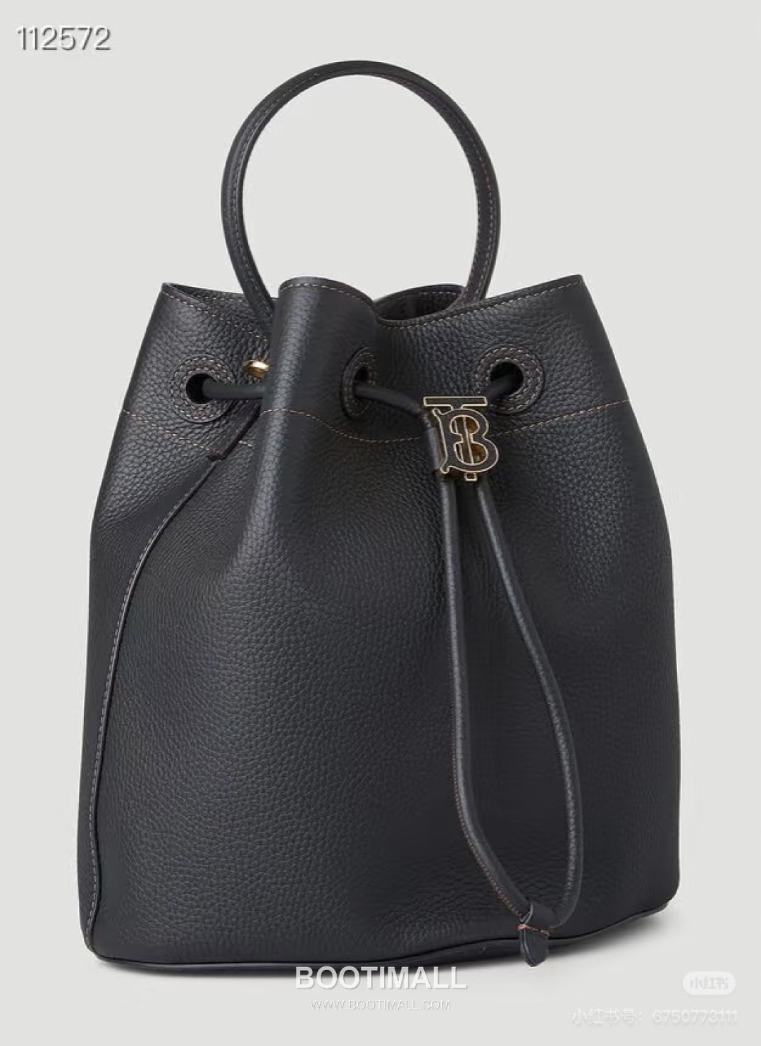 Burberry TB Thomas Bucket Grained Calfskin Bag 버버리 TB 토마스 버킷 그레인드 카프스킨 26cm 7