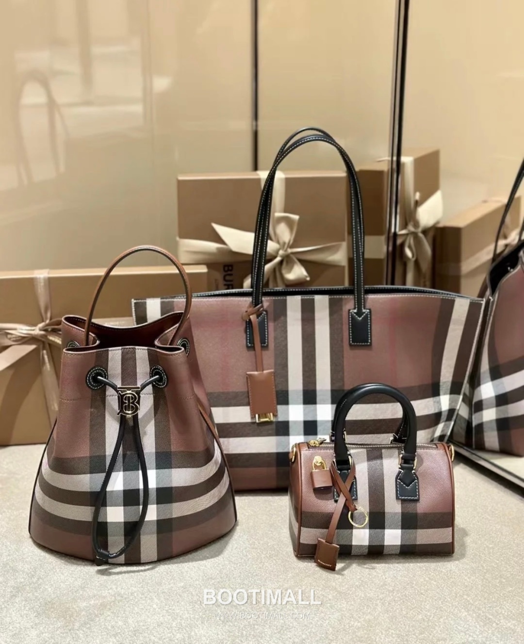 Burberry Bucket 6911630 Birch Brown Bag 버버리 버킷 6911630 버치 브라운 26cm 13