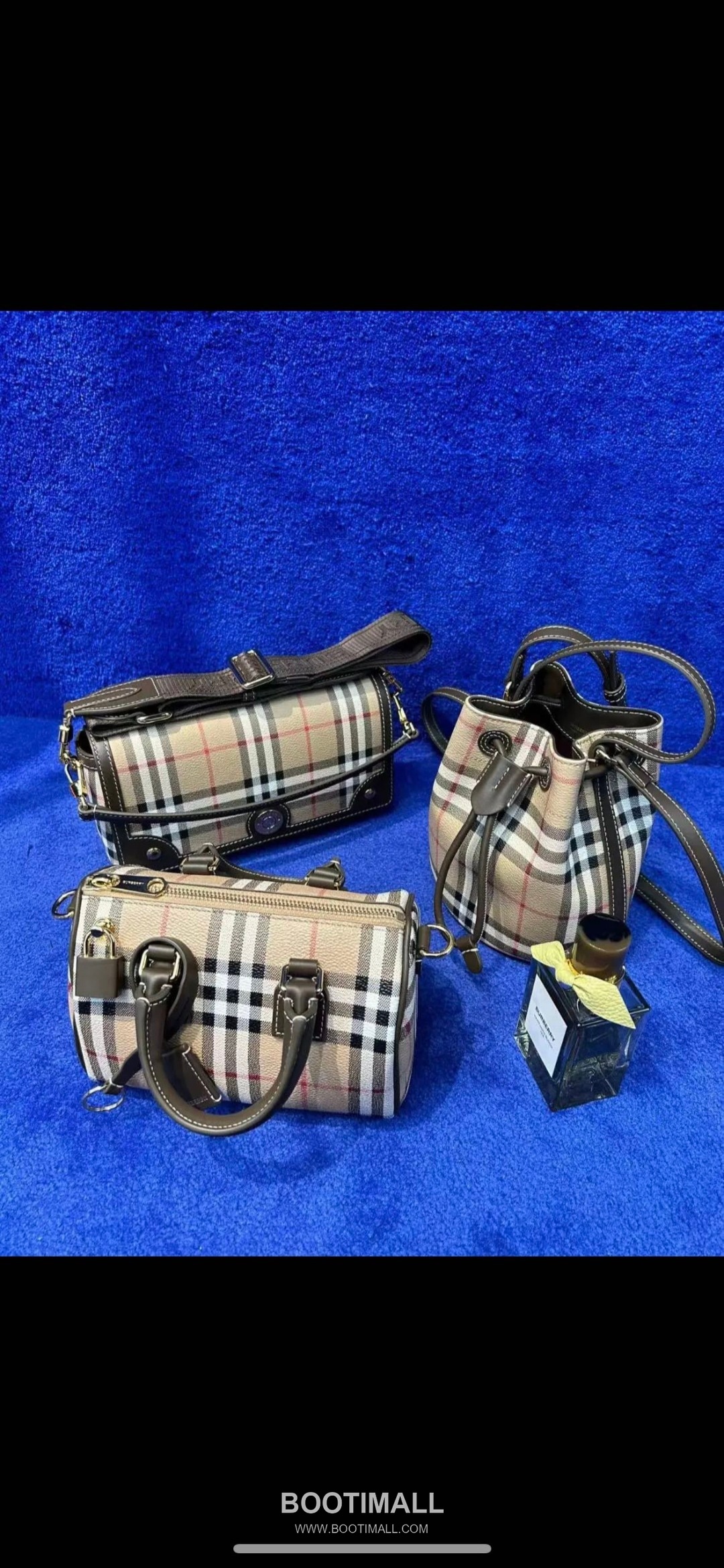 Burberry 184160 Small Bucket Eco-Friendly Synthetic New Color Bag 버버리 184160 스몰 버킷 친환경 합성 소재 뉴 컬러 18.5cm 8