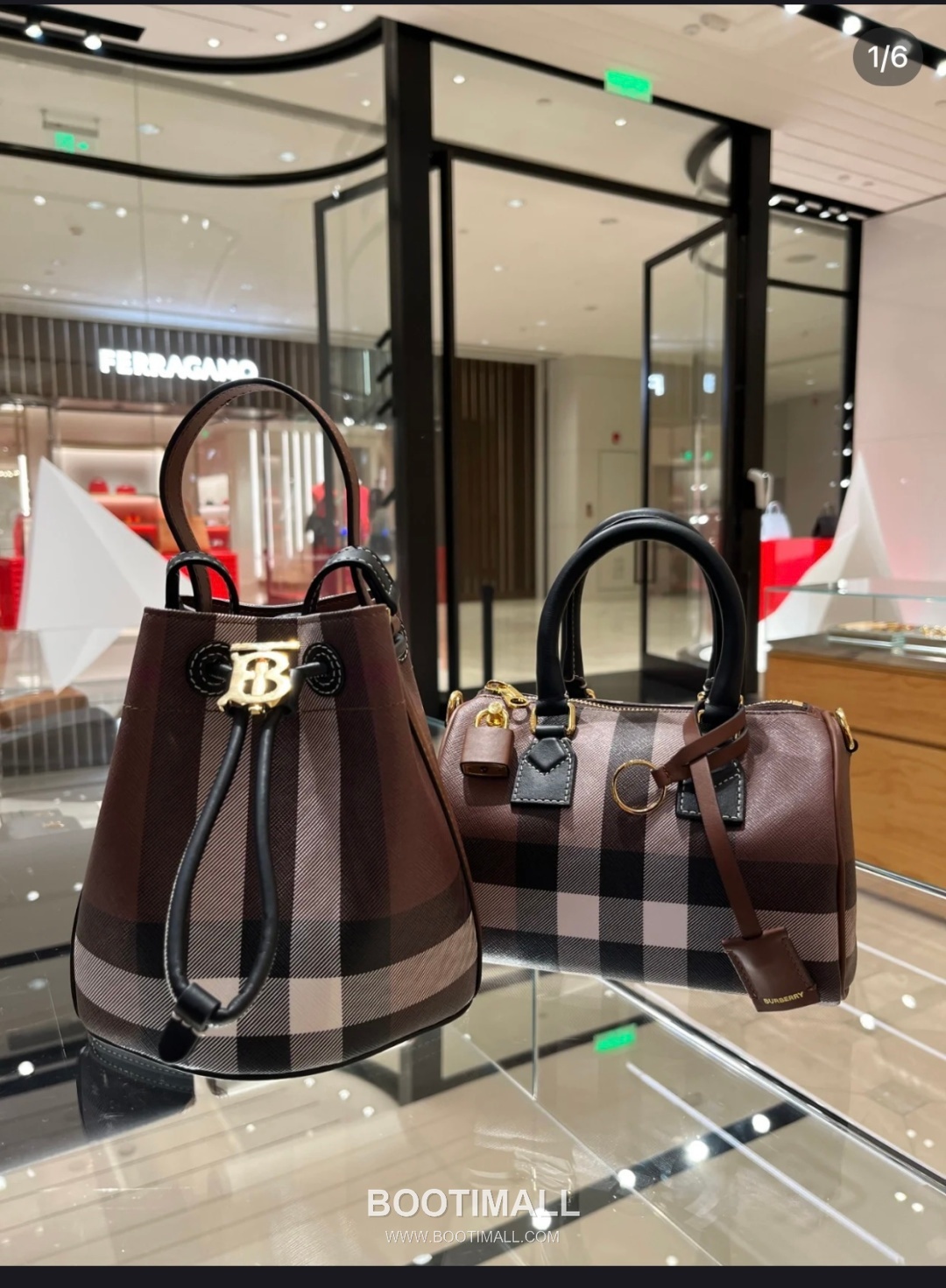 Burberry 184160 Small Bucket Eco-Friendly Synthetic New Color Bag 버버리 184160 스몰 버킷 친환경 합성 소재 뉴 컬러 18.5cm 9