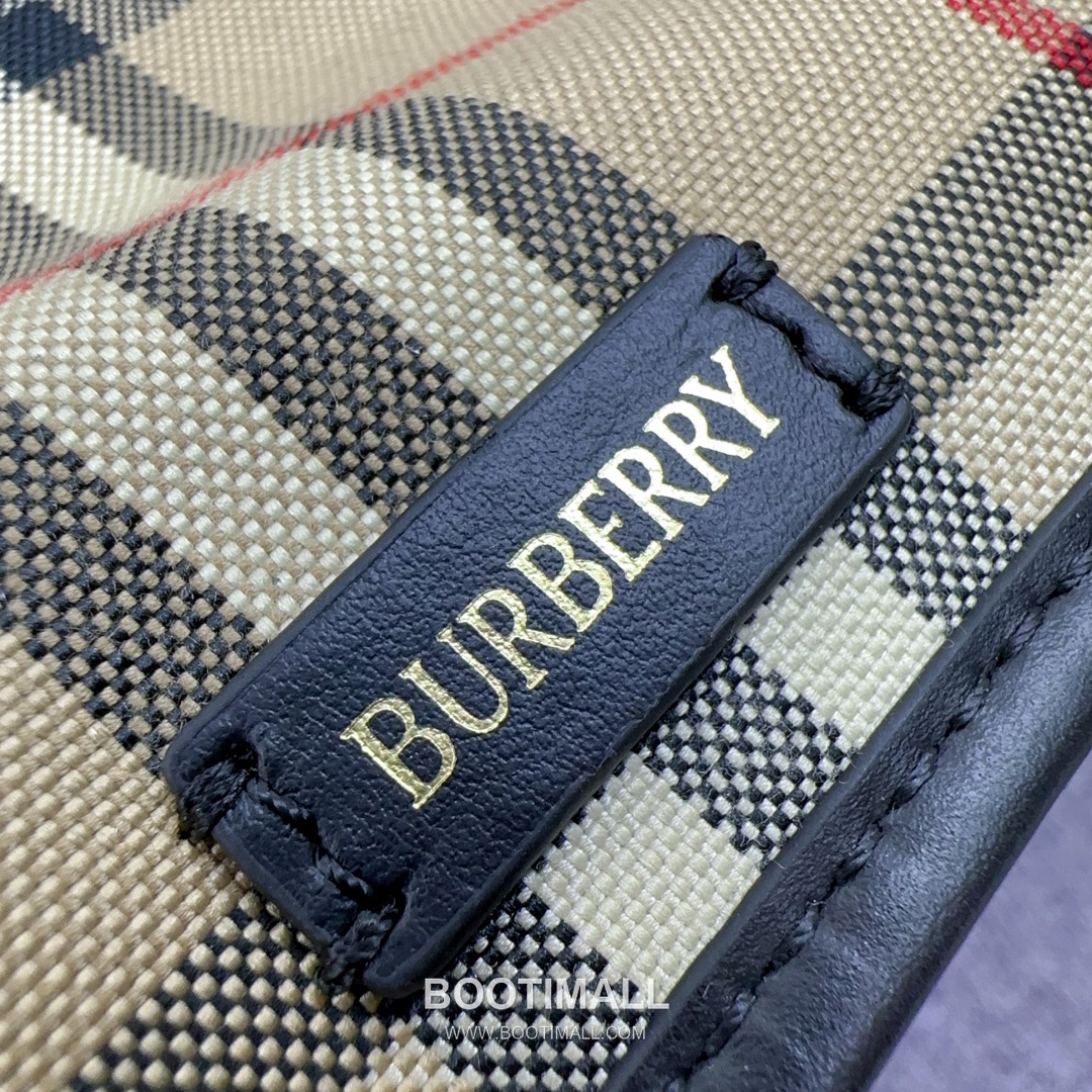 Burberry Check Canvas 246145 Cotton Beige Tote Bag 버버리 체크 캔버스 246145 코튼 베이지 토트백 27cm 13
