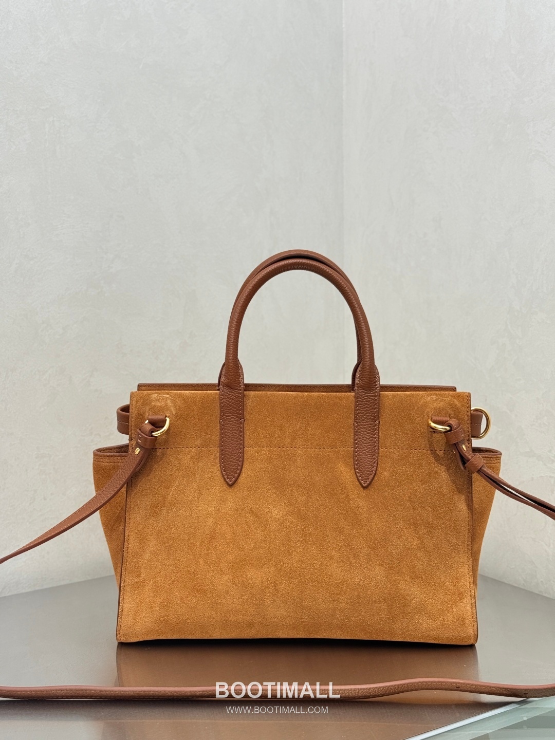 Burberry Cotswolds Tote Suede Leather Beige Bag 버버리 코츠월즈 토트 343173 스웨이드 레더 베이지 31cm 8