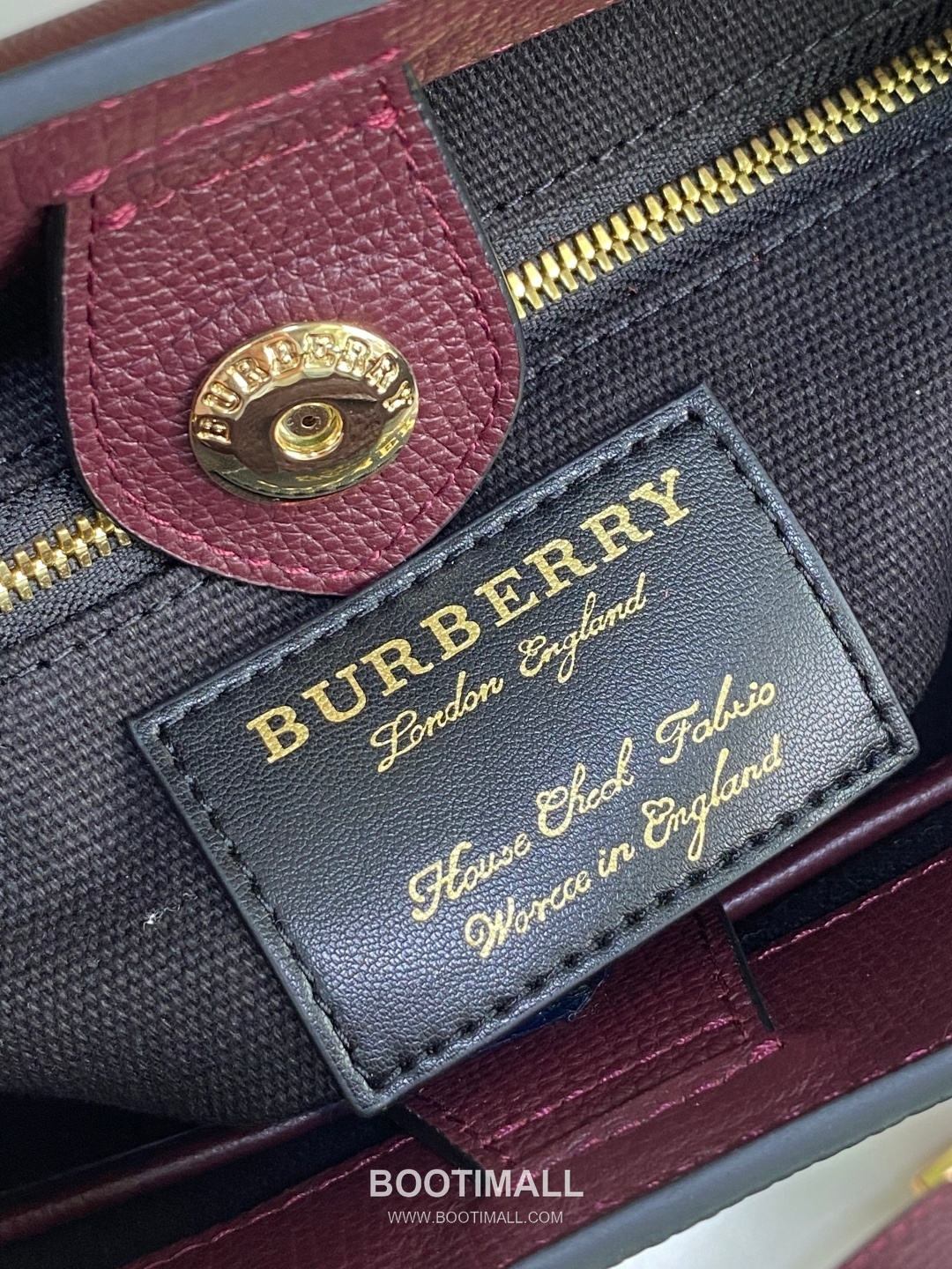 Burberry Banner Check Panel Calfskin Beige Top Handle Bag 버버리 배너 체크 패널 카프스킨 베이지 탑핸들백 26cm 16