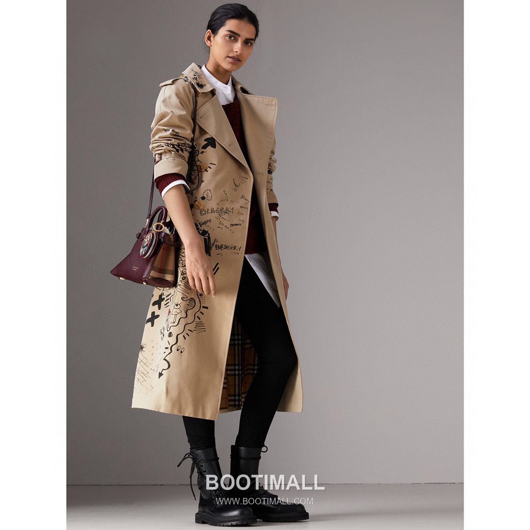 Burberry The Banner House Check Cotton Canvas Beige Tote Bag 버버리 더 배너 하우스 체크 712160 코튼 캔버스 베이지 토트백 22cm 2